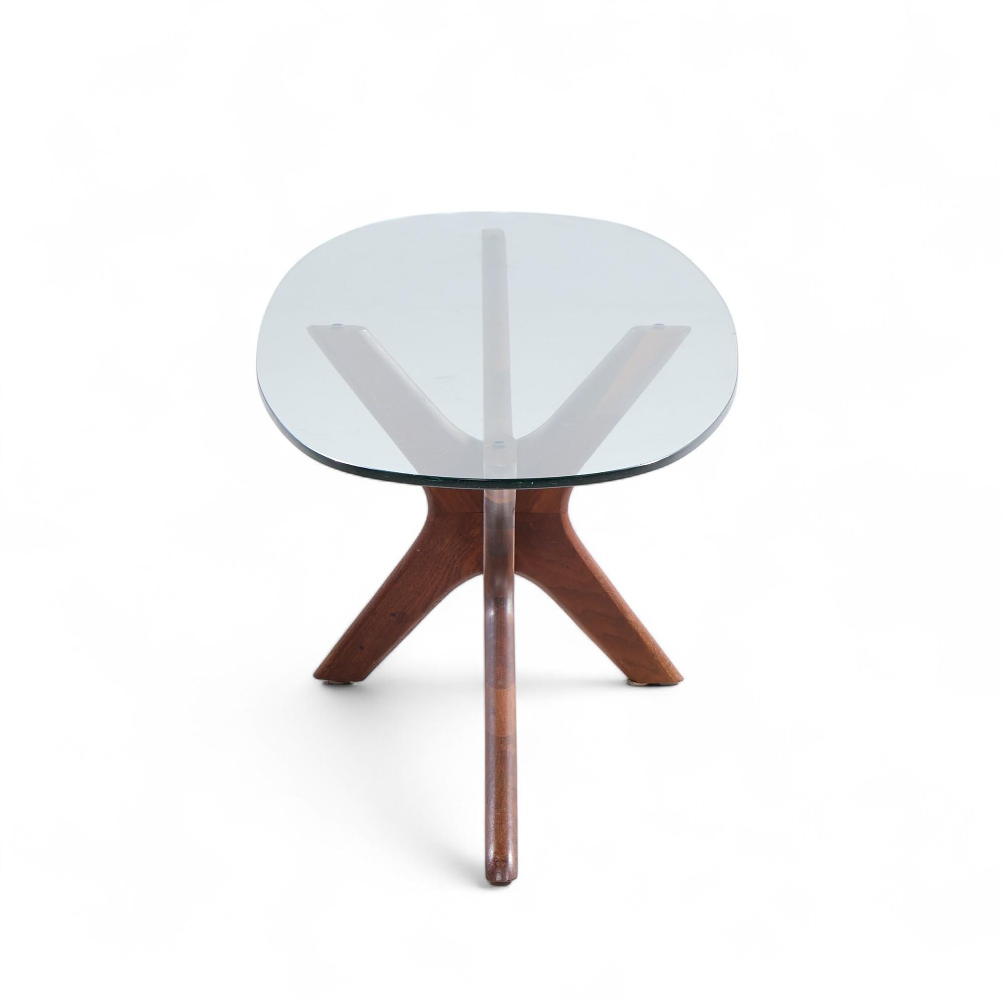 American Adrian Pearsall Mid Century Walnut Jacks Coffee Table For Sale