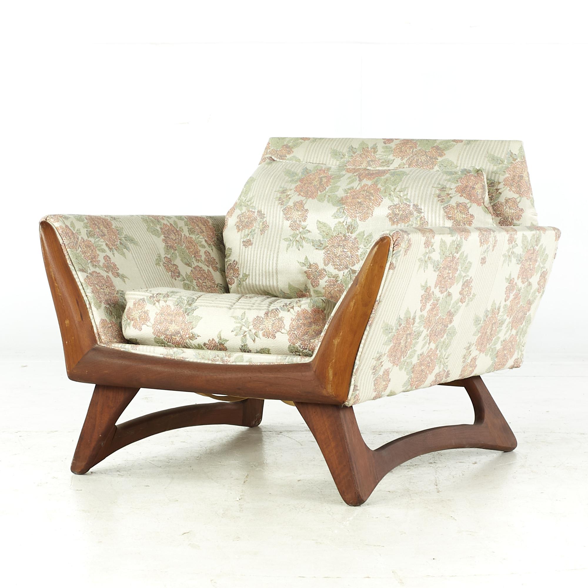 Mid-Century Modern Adrian Pearsall Midcentury Walnut Lounge Chair For Sale
