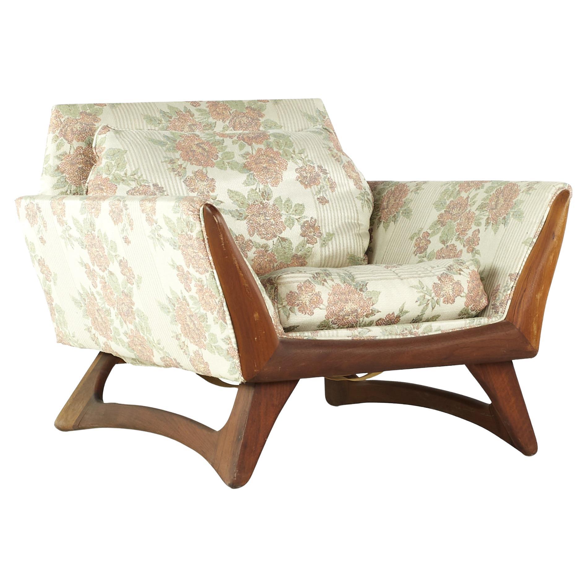 Adrian Pearsall Midcentury Walnut Lounge Chair For Sale