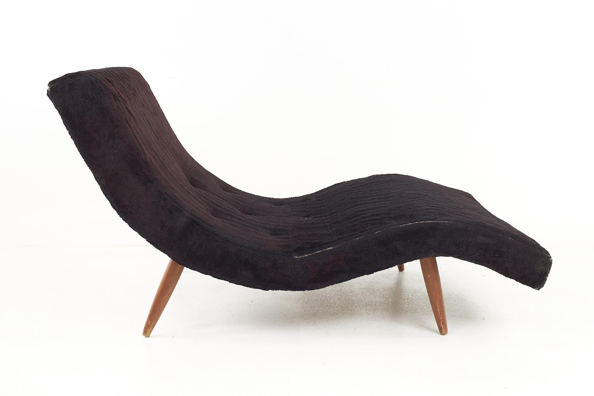 Adrian Pearsall Mid Century Wave Chaise Lounge Chair 1