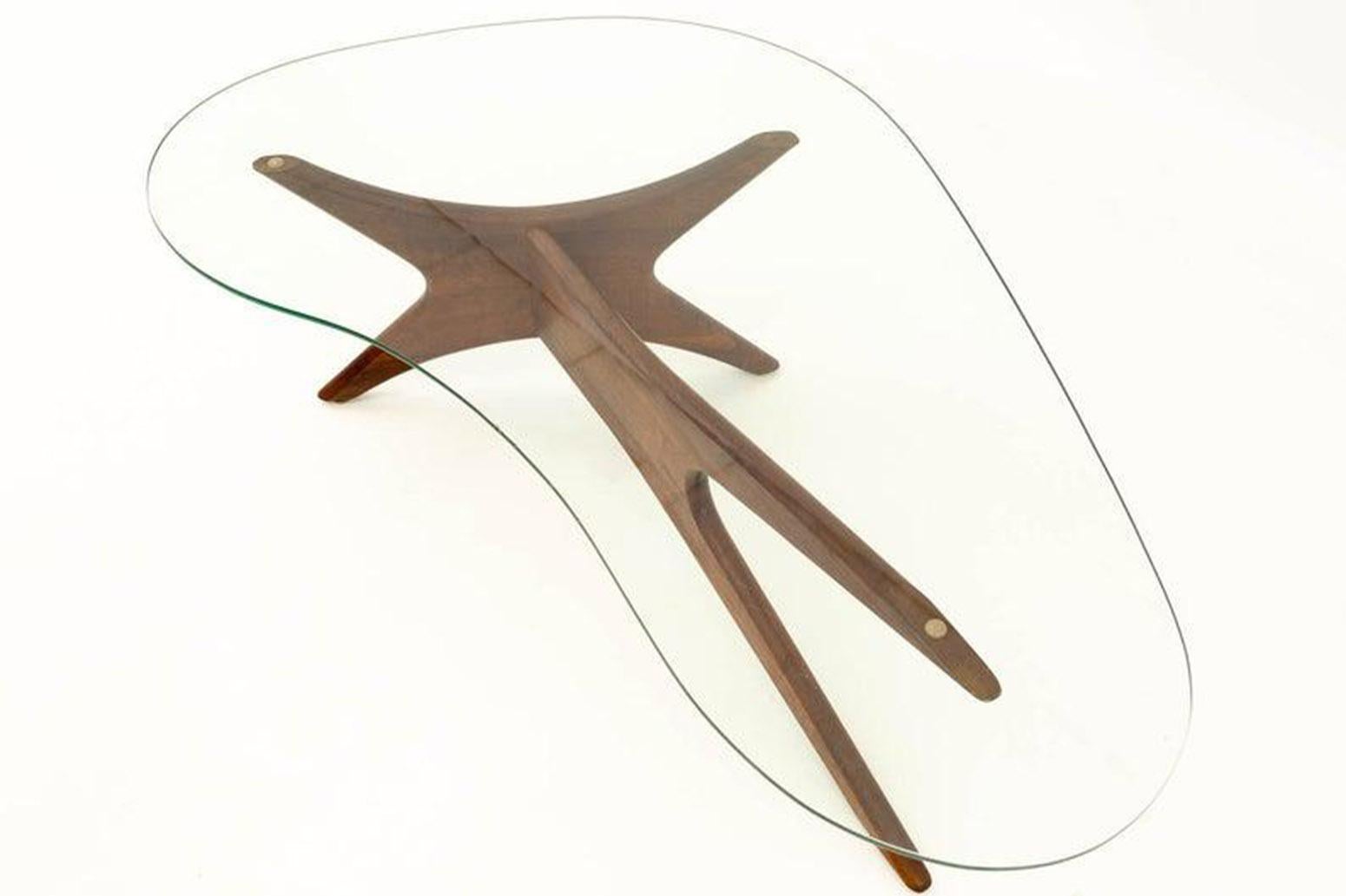 adrian pearsall kidney shaped coffee table