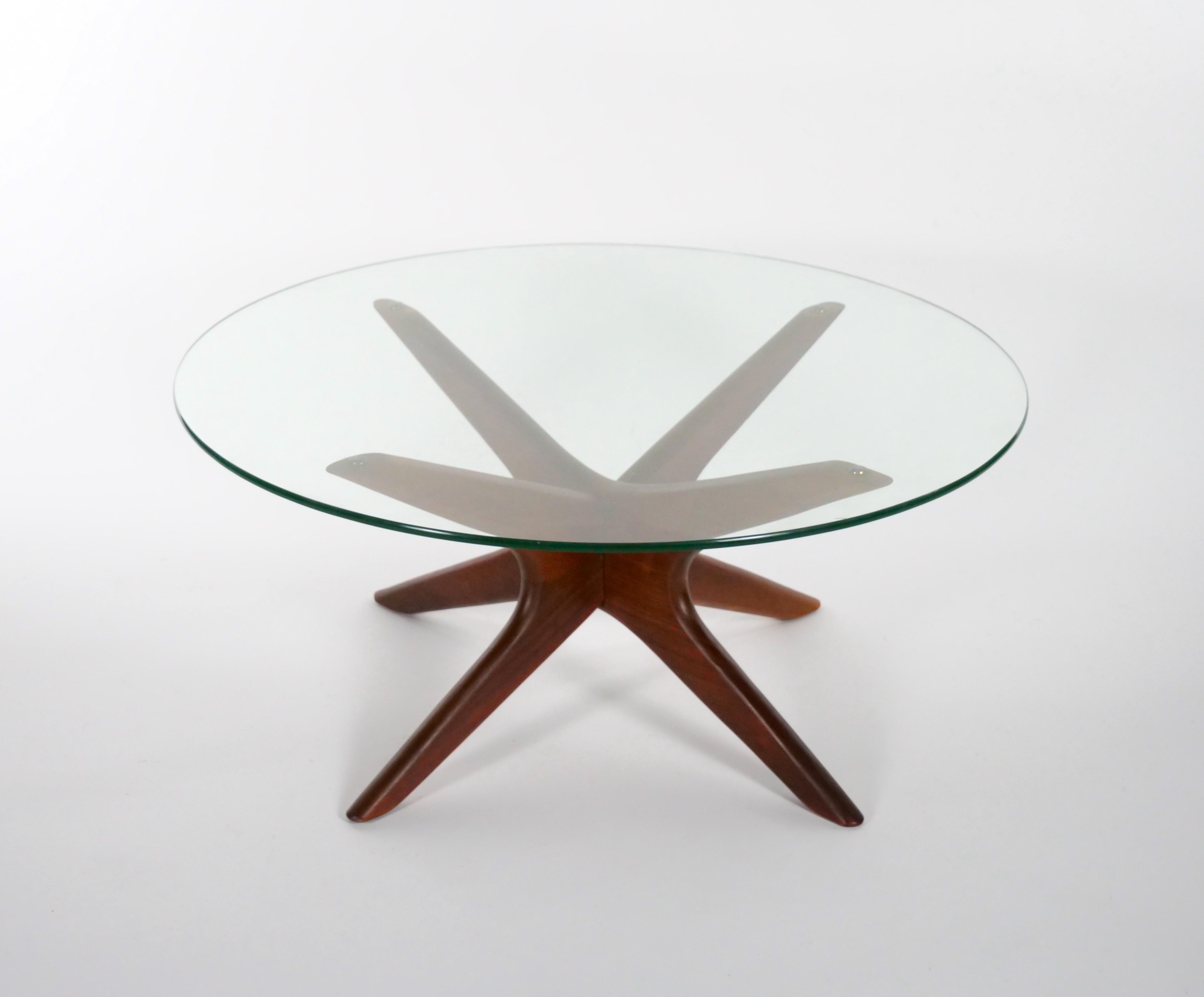 Adrian Pearsall Midcentury Walnut Jacks Coffee Table In Good Condition In Tarry Town, NY