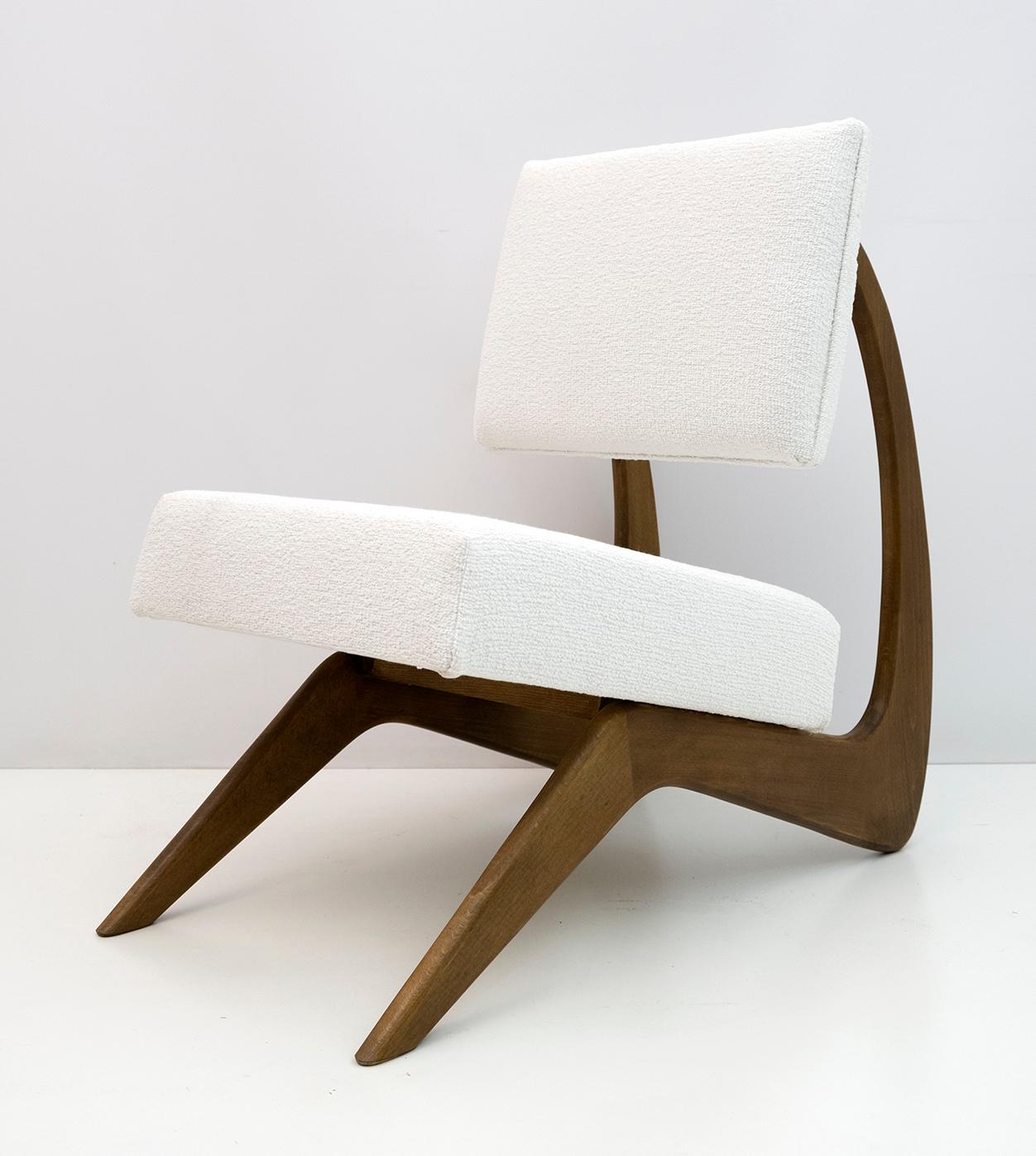 Adrian Pearsall für Craft Associates: Loungesessel aus Nussbaumholz, Mitte des Jahrhunderts im Angebot 1