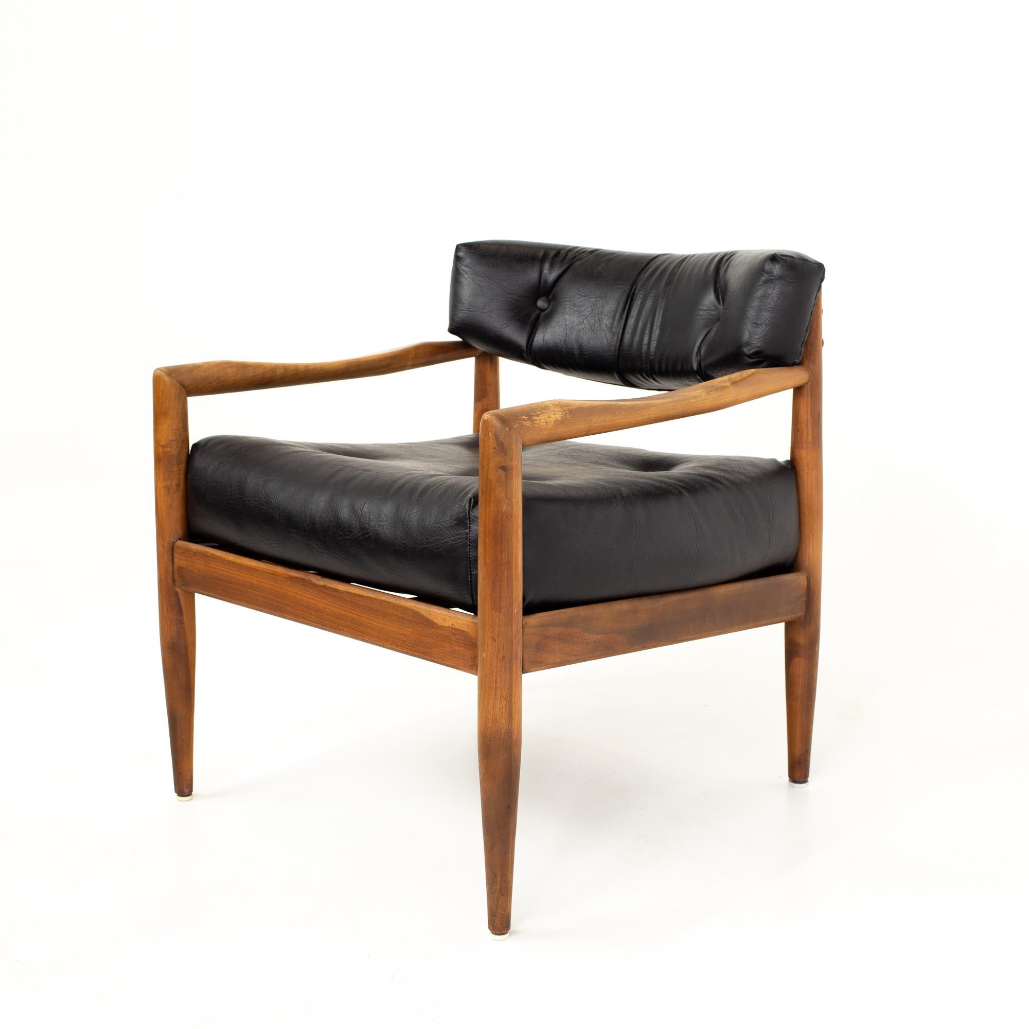 Mid-Century Modern Adrian Pearsall Mid Century Walnut Occasional Lounge Chair