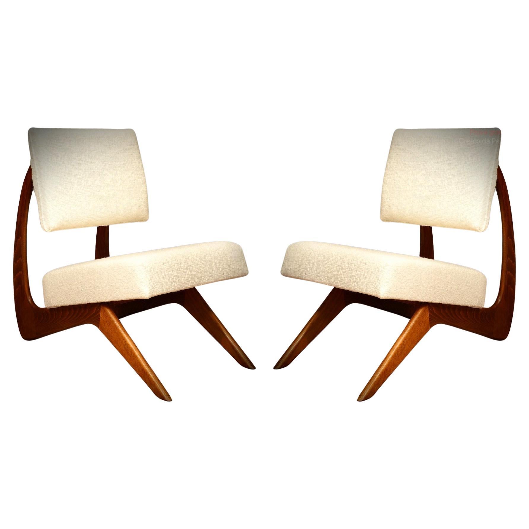 Adrian Pearsall per Craft Associates Mid-Century ArmChairs, 1970 For Sale