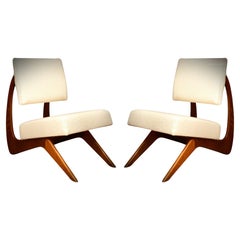 Fauteuils du milieu du siècle par Adrian Pearsall pour Craft Associates, 1970