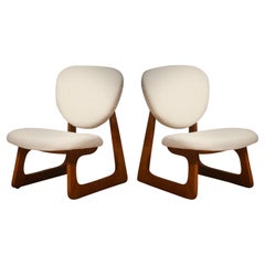Adrian Pearsall per Craft Associates Mid-Century ArmChairs, 1980