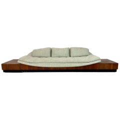 Adrian Pearsall Platform Gondola Sofa with Side Tables