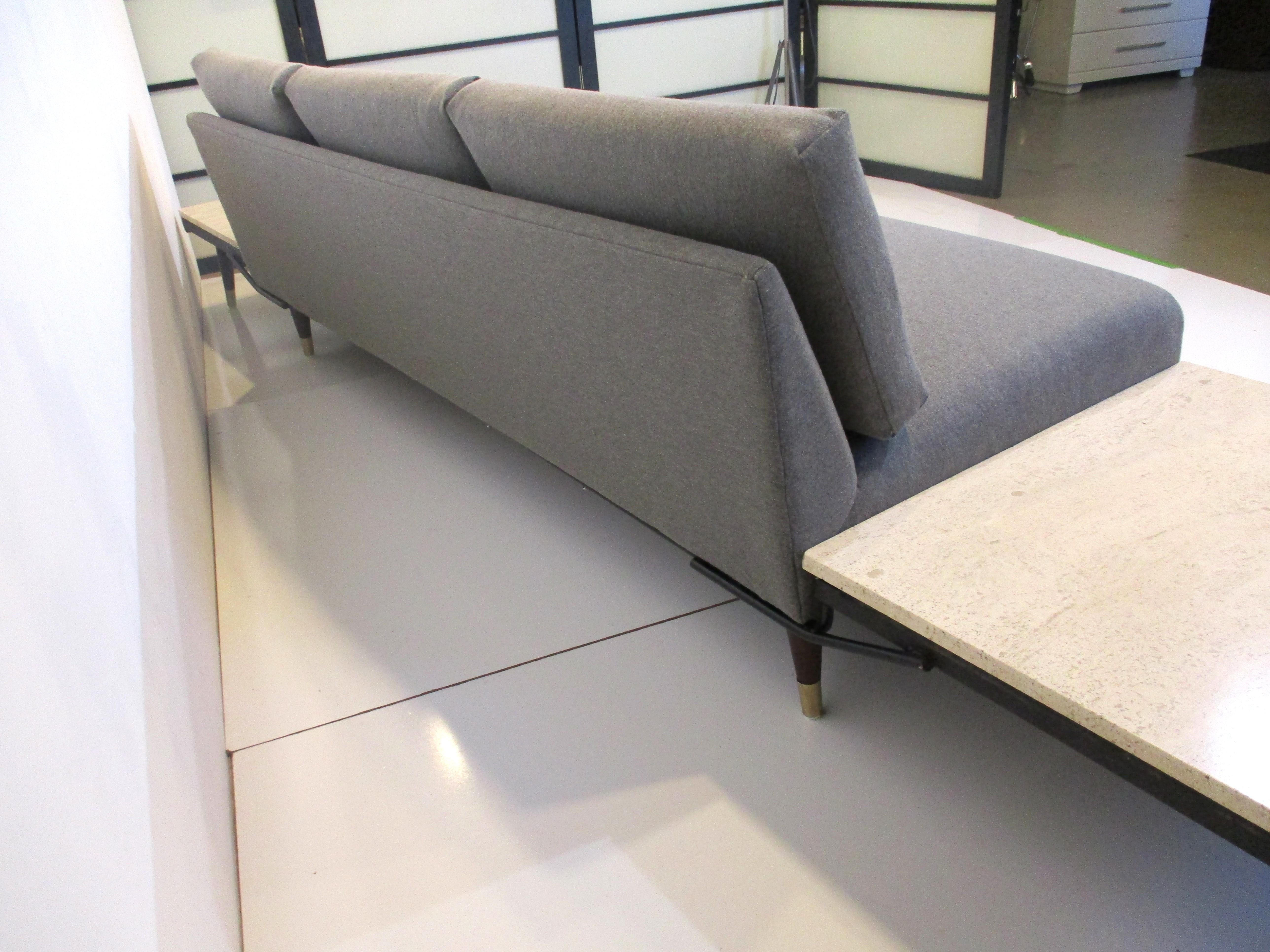 Adrian Pearsall Platform Mid Century Sofa for Craft Associates  4