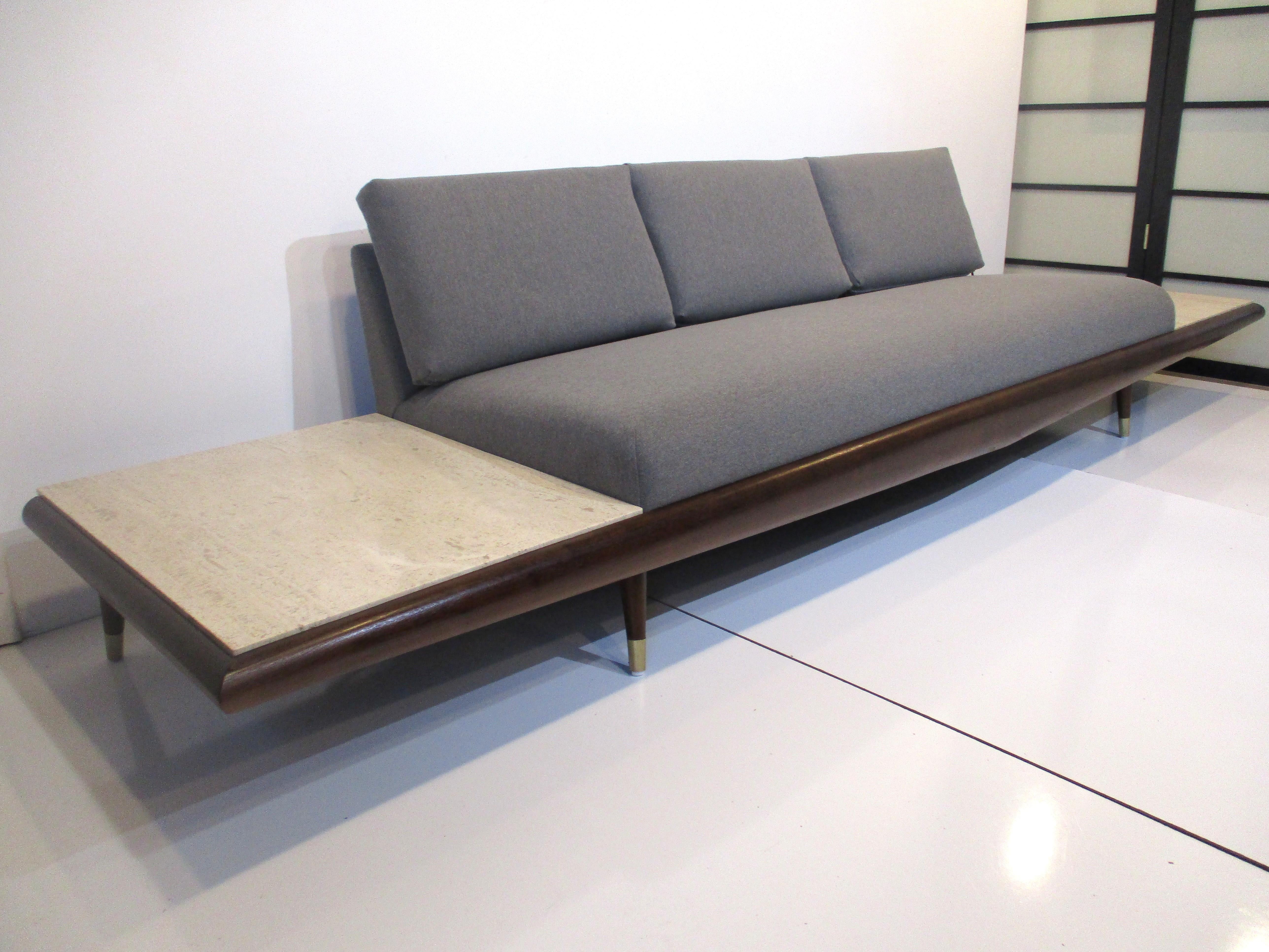 Adrian Pearsall Platform Mid Century Sofa for Craft Associates  6