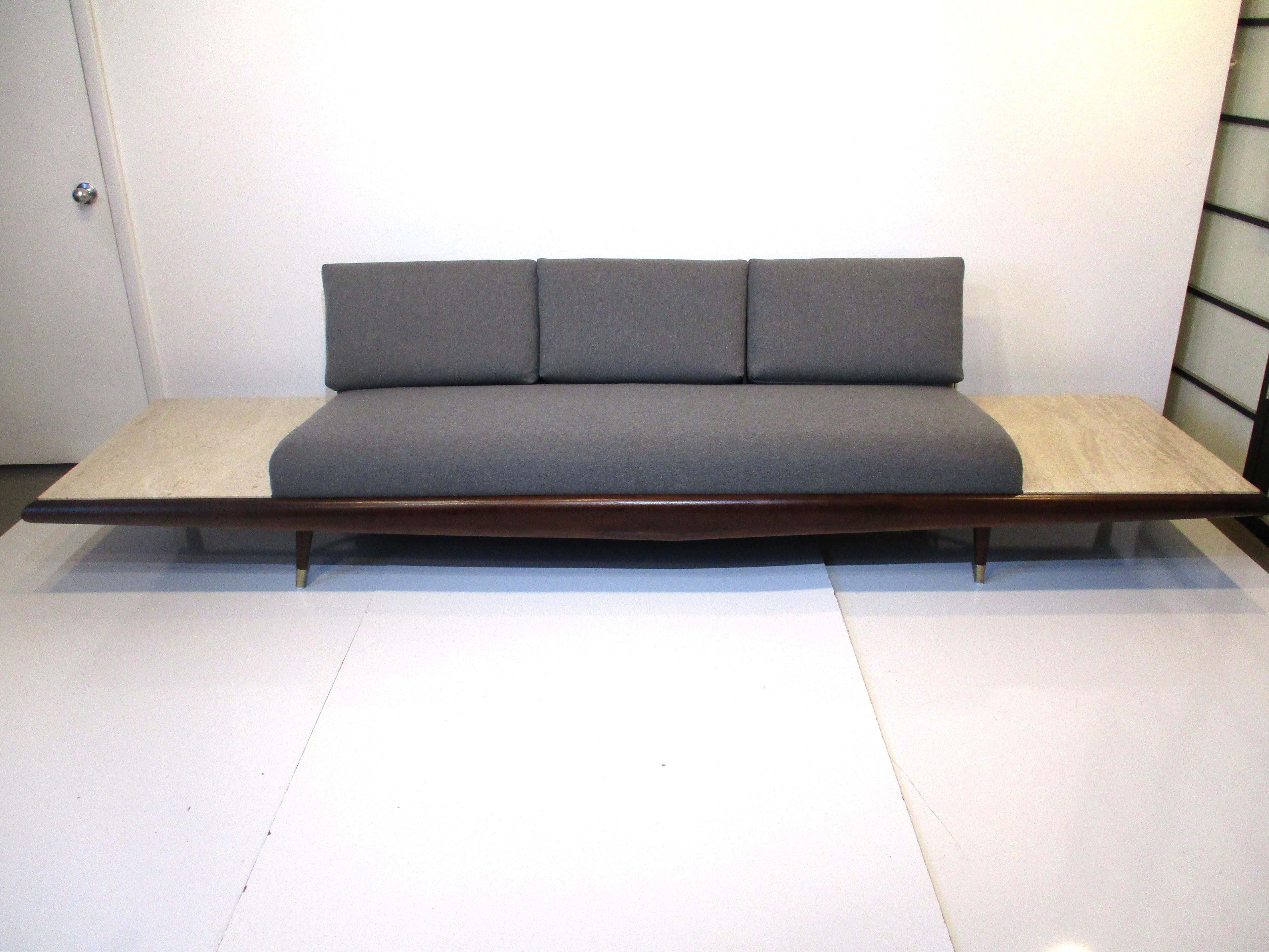 Adrian Pearsall Platform Mid Century Sofa for Craft Associates  7