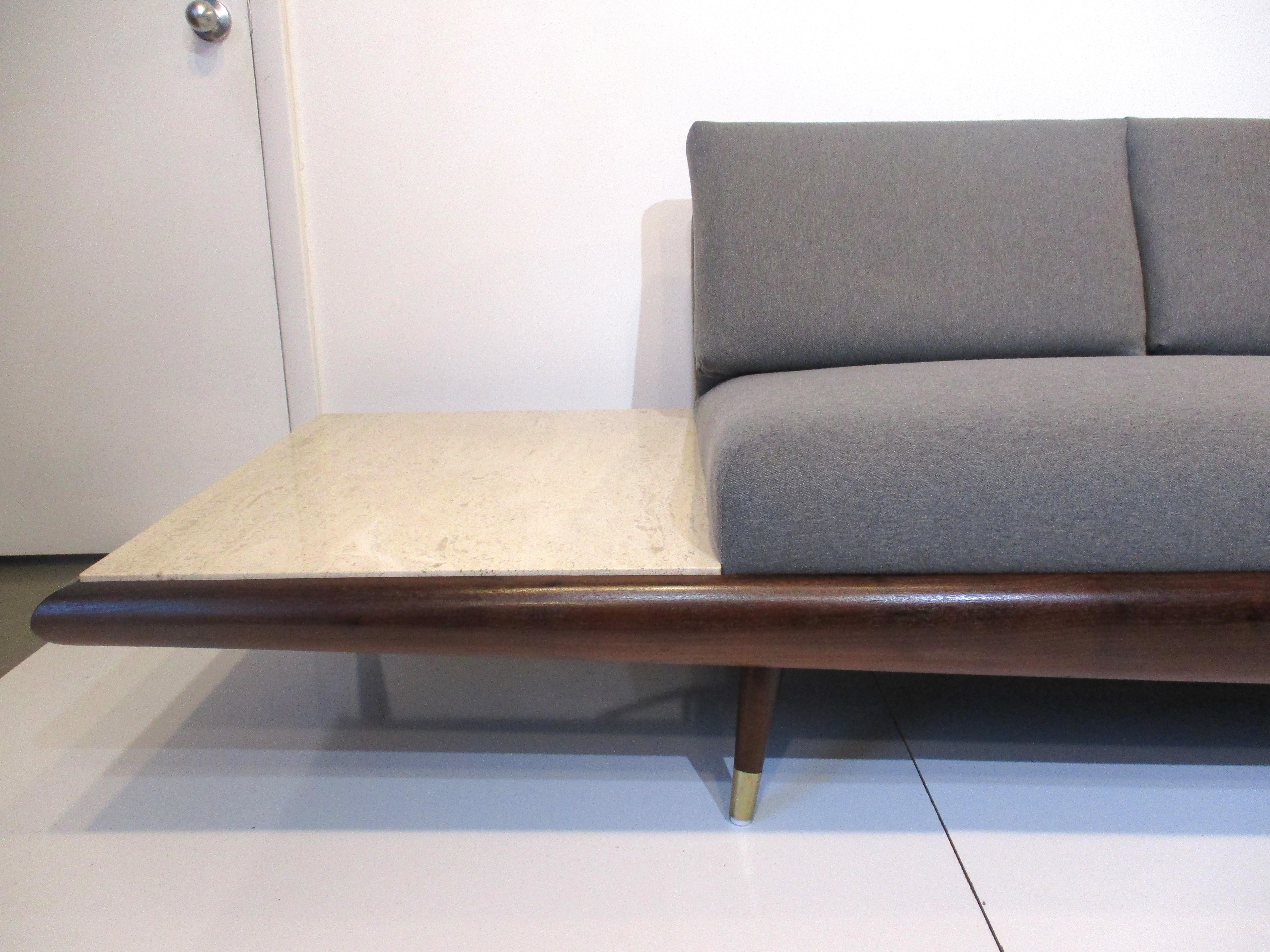Mid-Century Modern Adrian Pearsall Platform Mid Century Sofa for Craft Associates 
