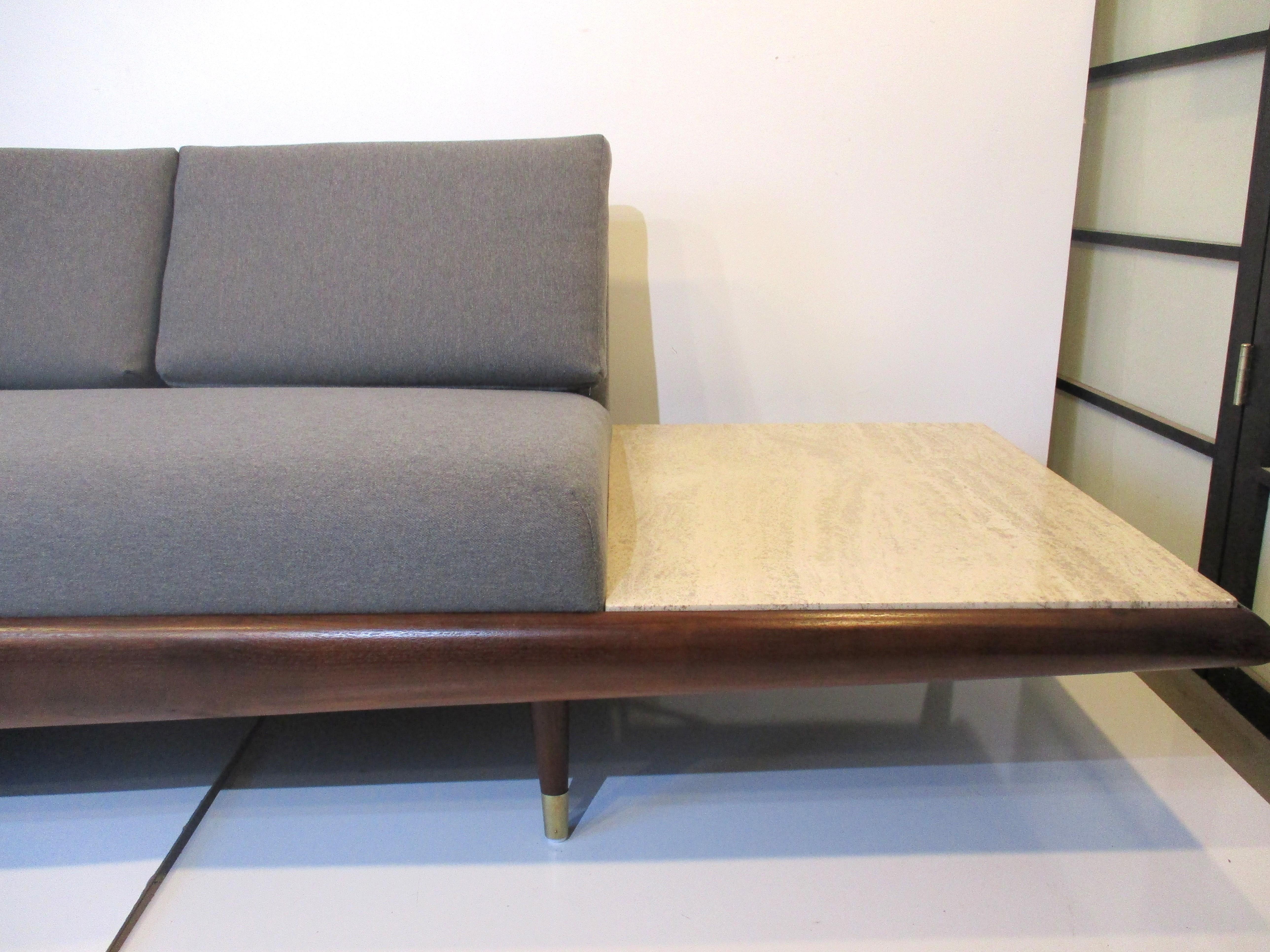 Adrian Pearsall Platform Mid Century Sofa for Craft Associates  In Good Condition In Cincinnati, OH