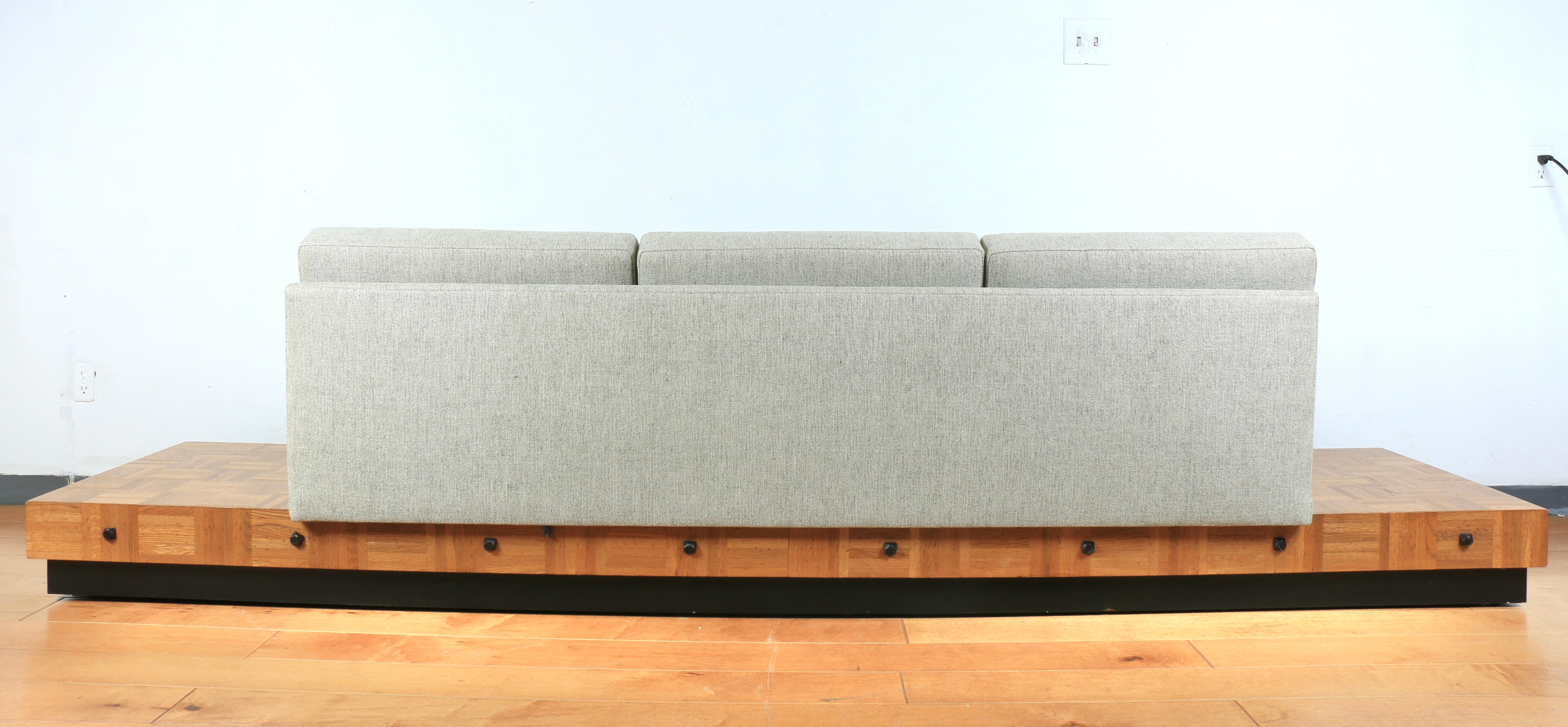 Adrian Pearsall Platform Sofa For Sale 3