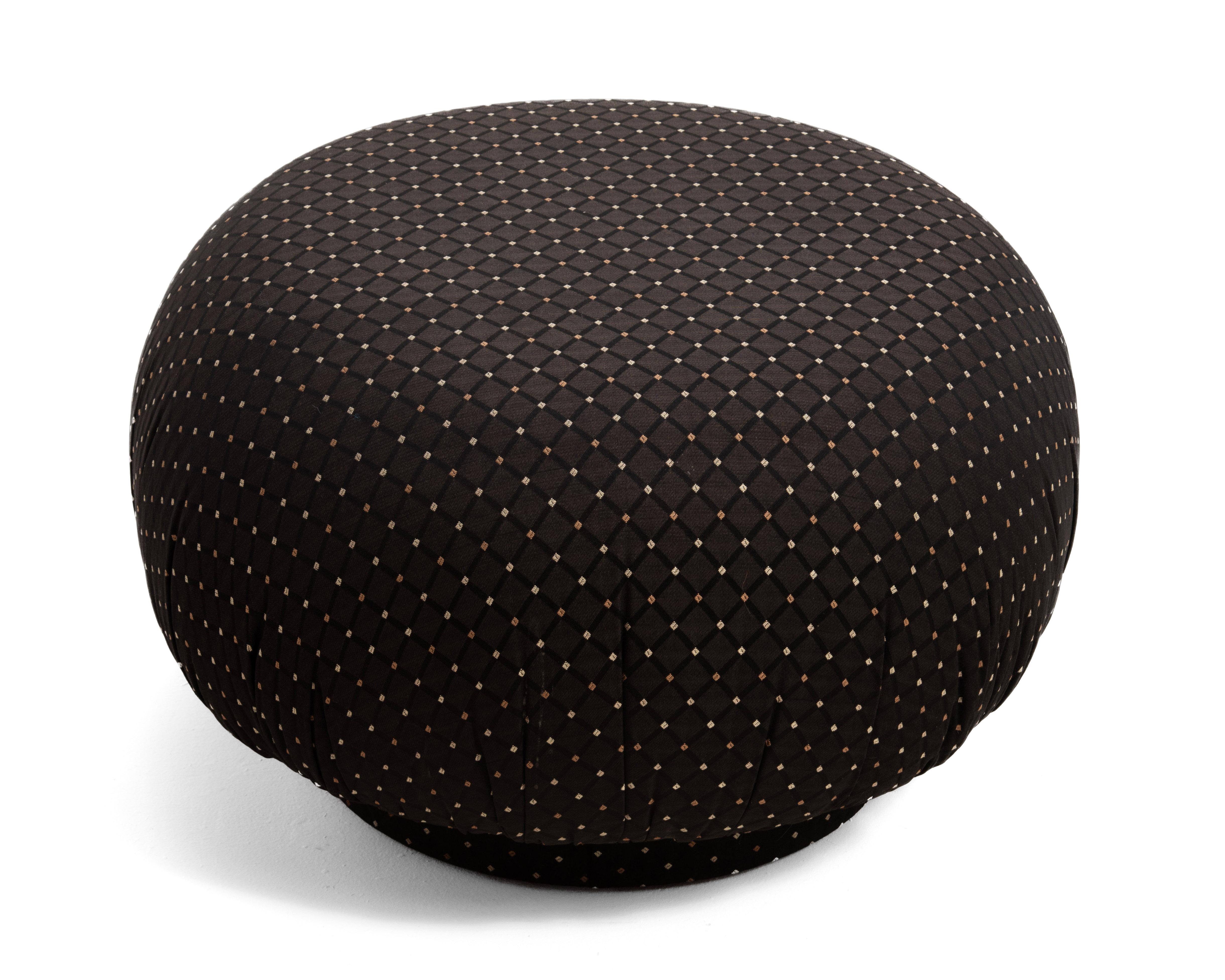 Adrian Pearsall Postmodern Swivel Mushroom Pouf Ottoman Original Comfort Designs For Sale 1