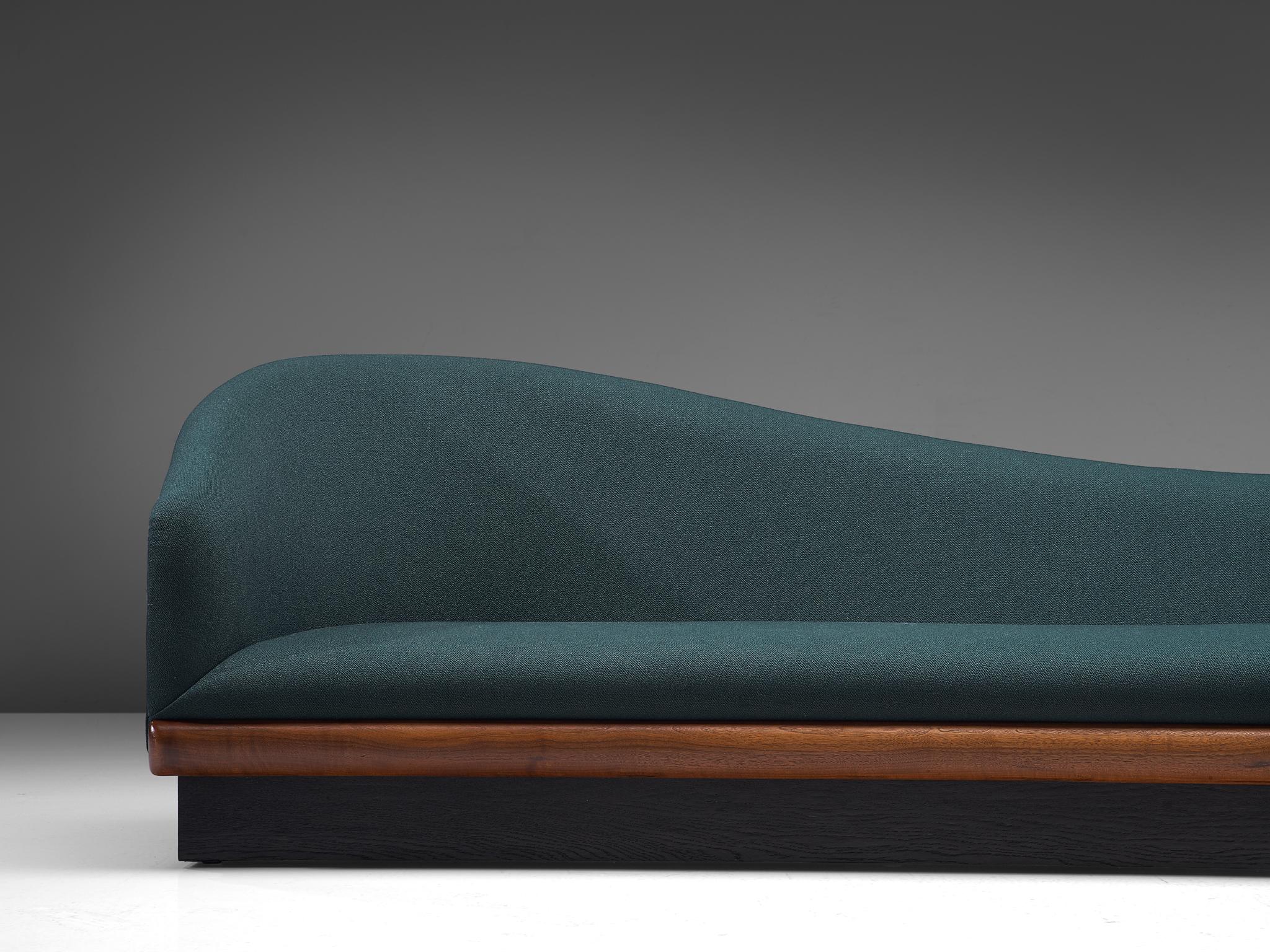 Fabric Adrian Pearsall Restored and Reupholstered 'Cloud' Sofa