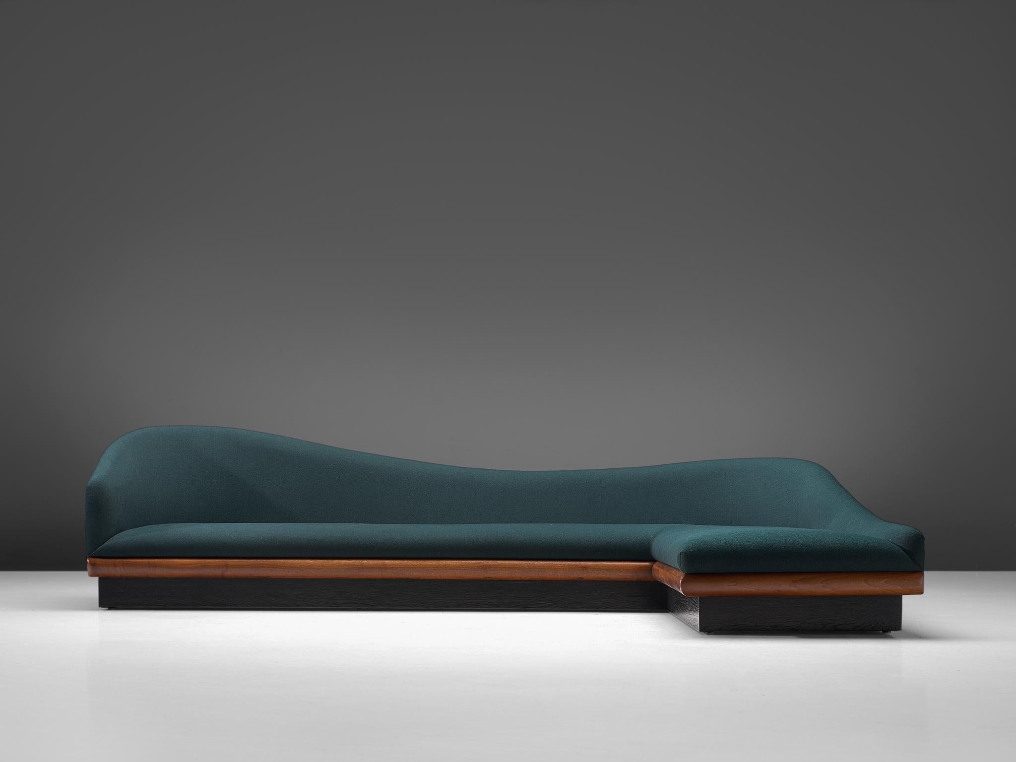 American Adrian Pearsall Restored and Reupholstered 'Cloud' Sofa