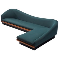Adrian Pearsall Restored and Reupholstered 'Cloud' Sofa