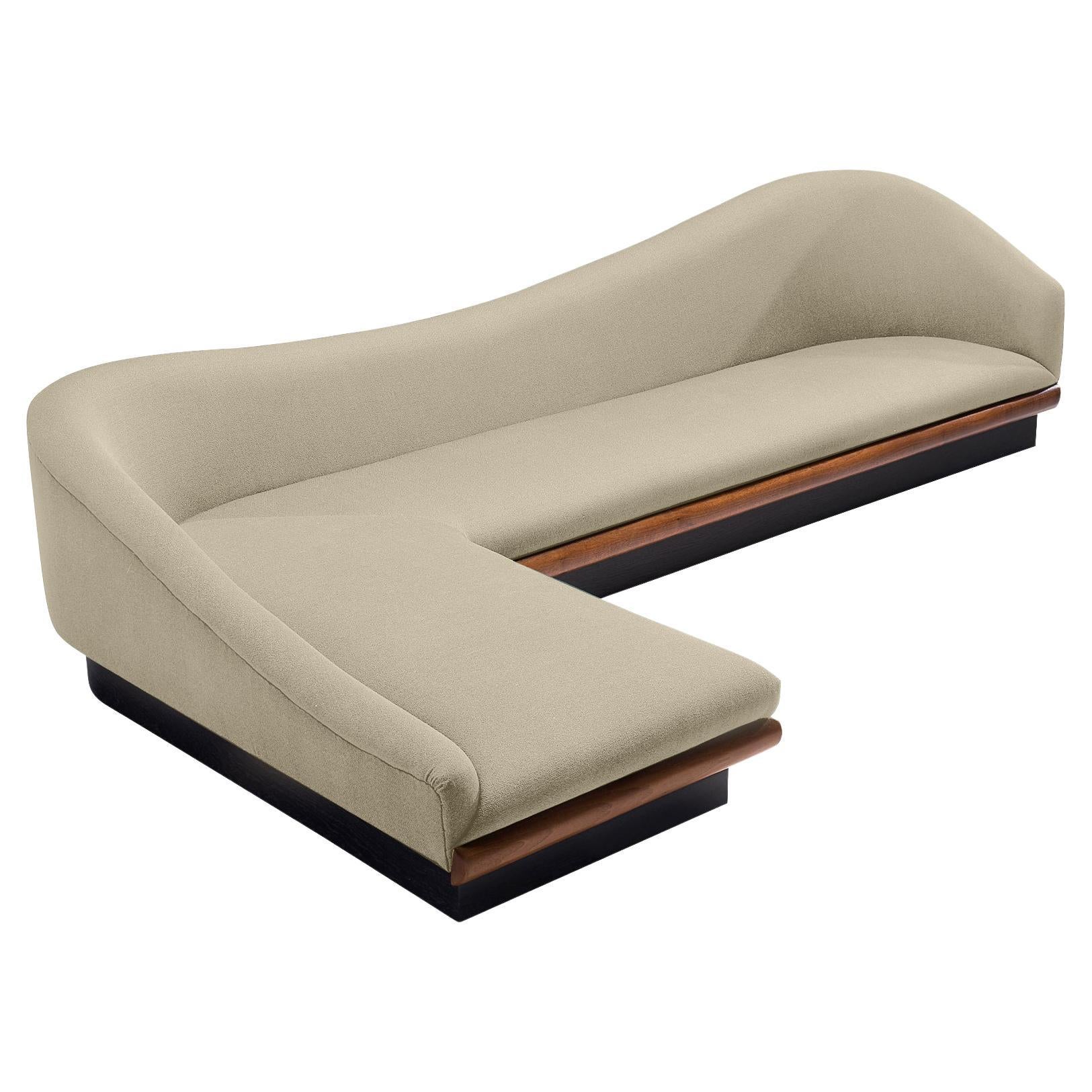 Adrian Pearsall Restored and Reupholstered Cloud Sofa