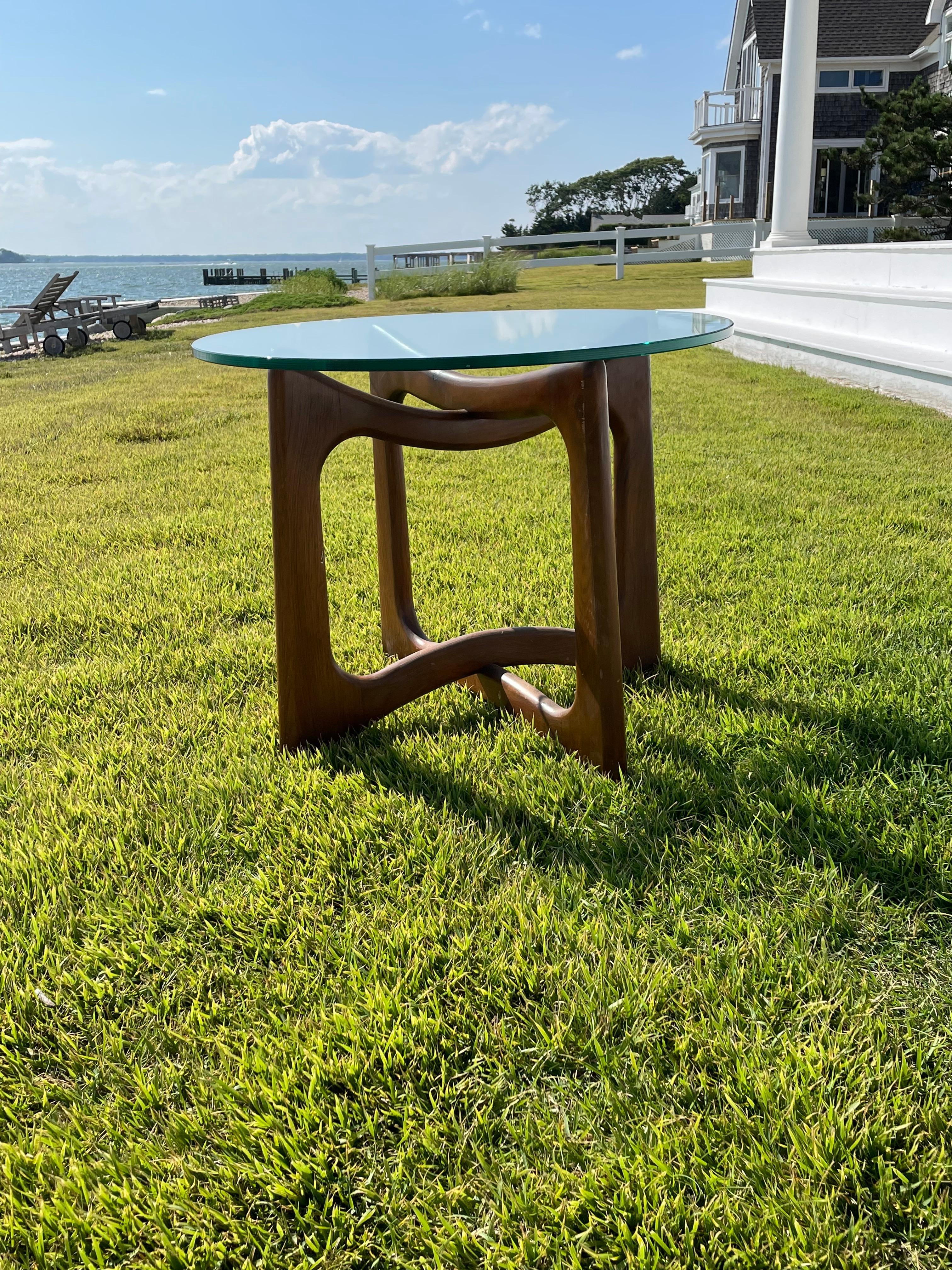 Mid-Century Modern Adrian Pearsall Ribbon Side Table For Sale