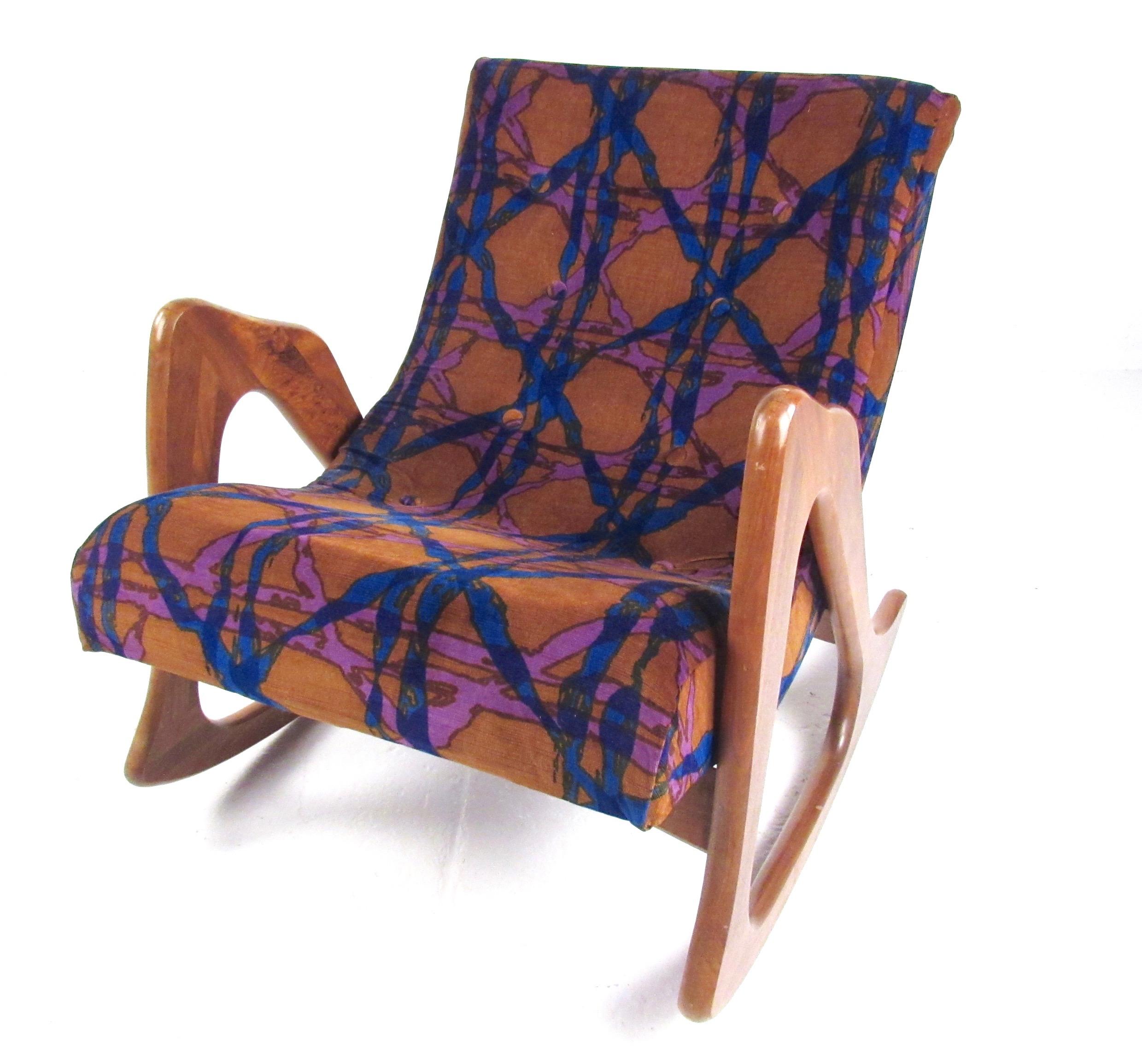 Mid-Century Modern Adrian Pearsall Rocking Chair by Craft Associates