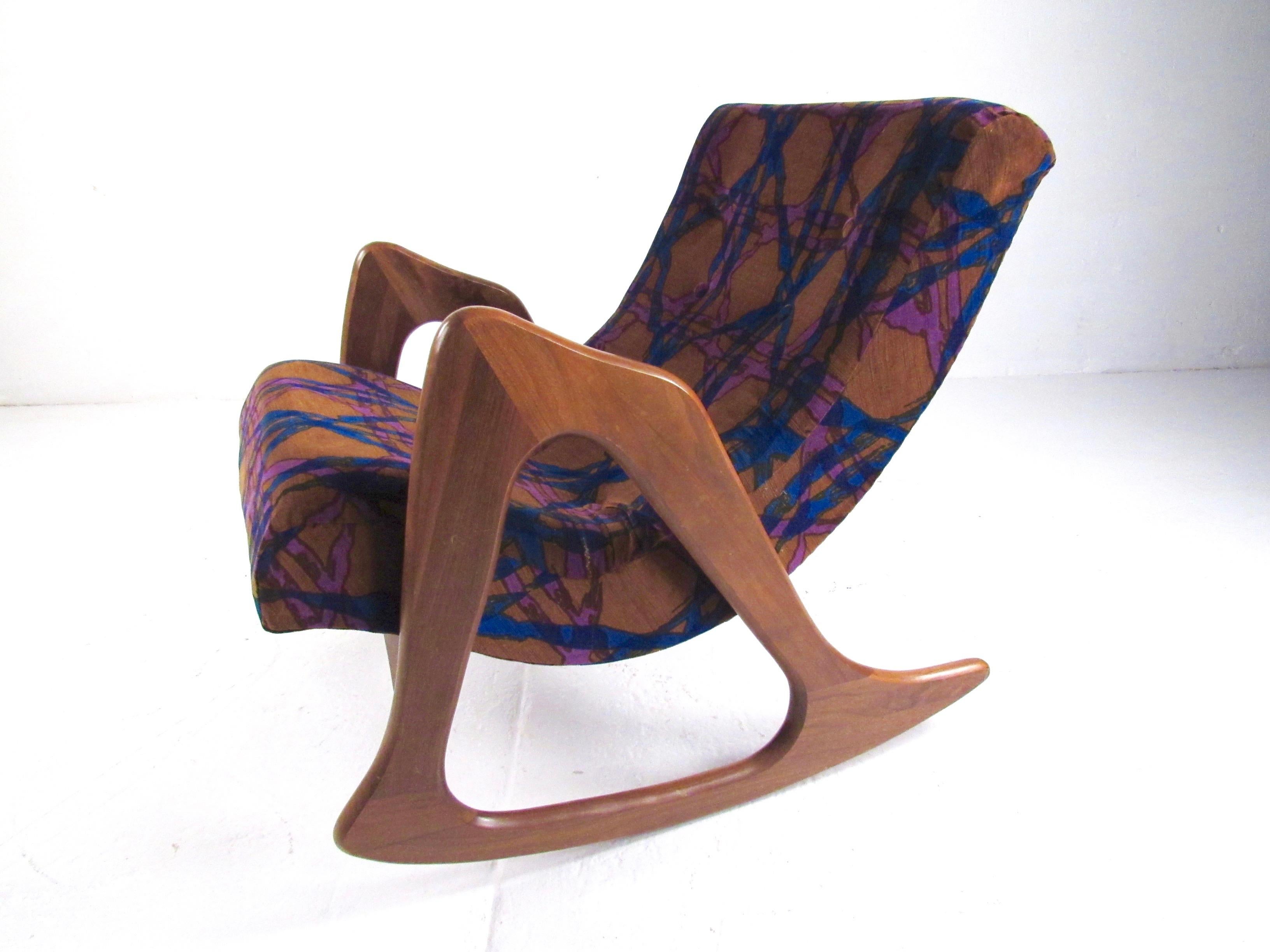American Adrian Pearsall Rocking Chair by Craft Associates
