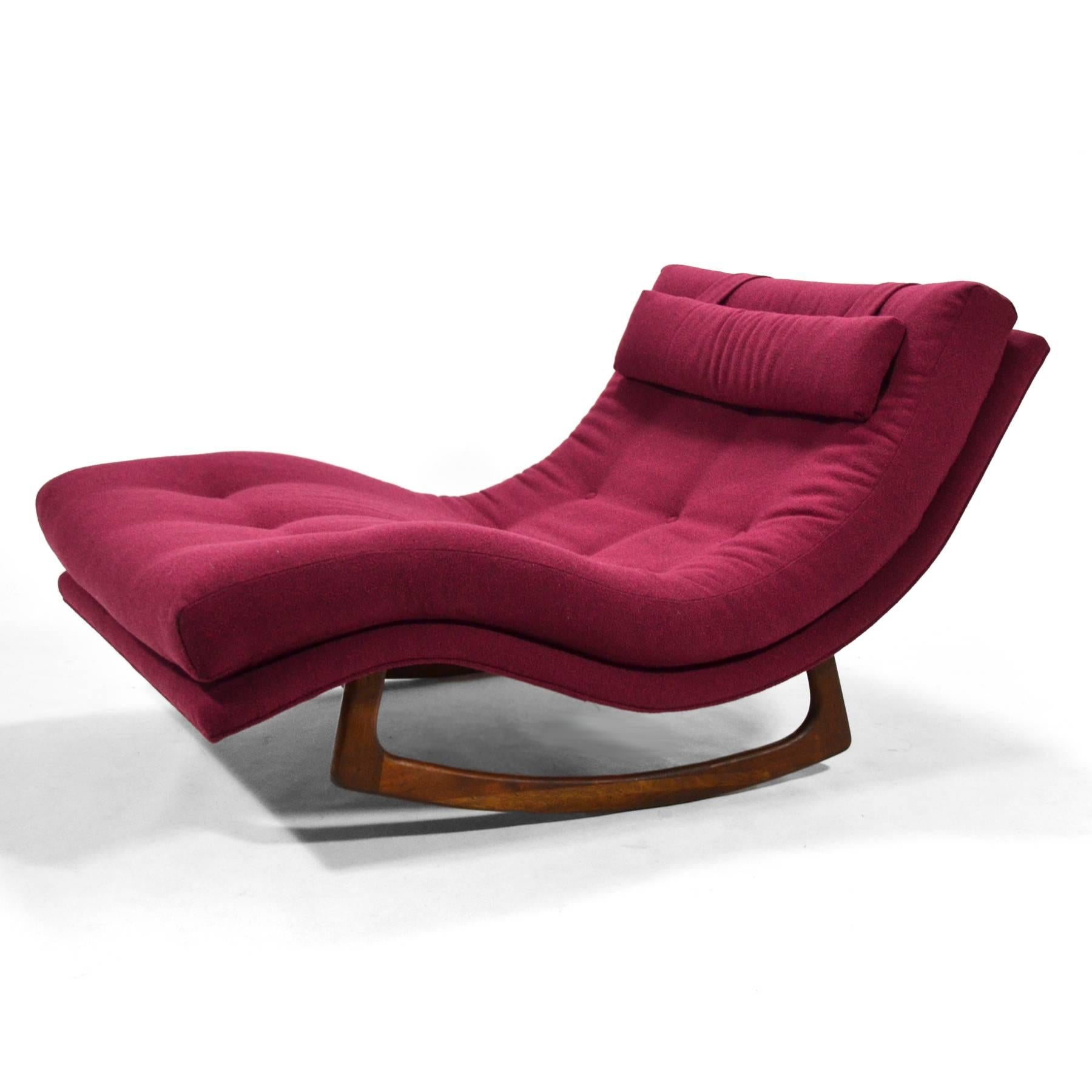 Mid-20th Century Adrian Pearsall Rocking Chaise by Craft Assoc.