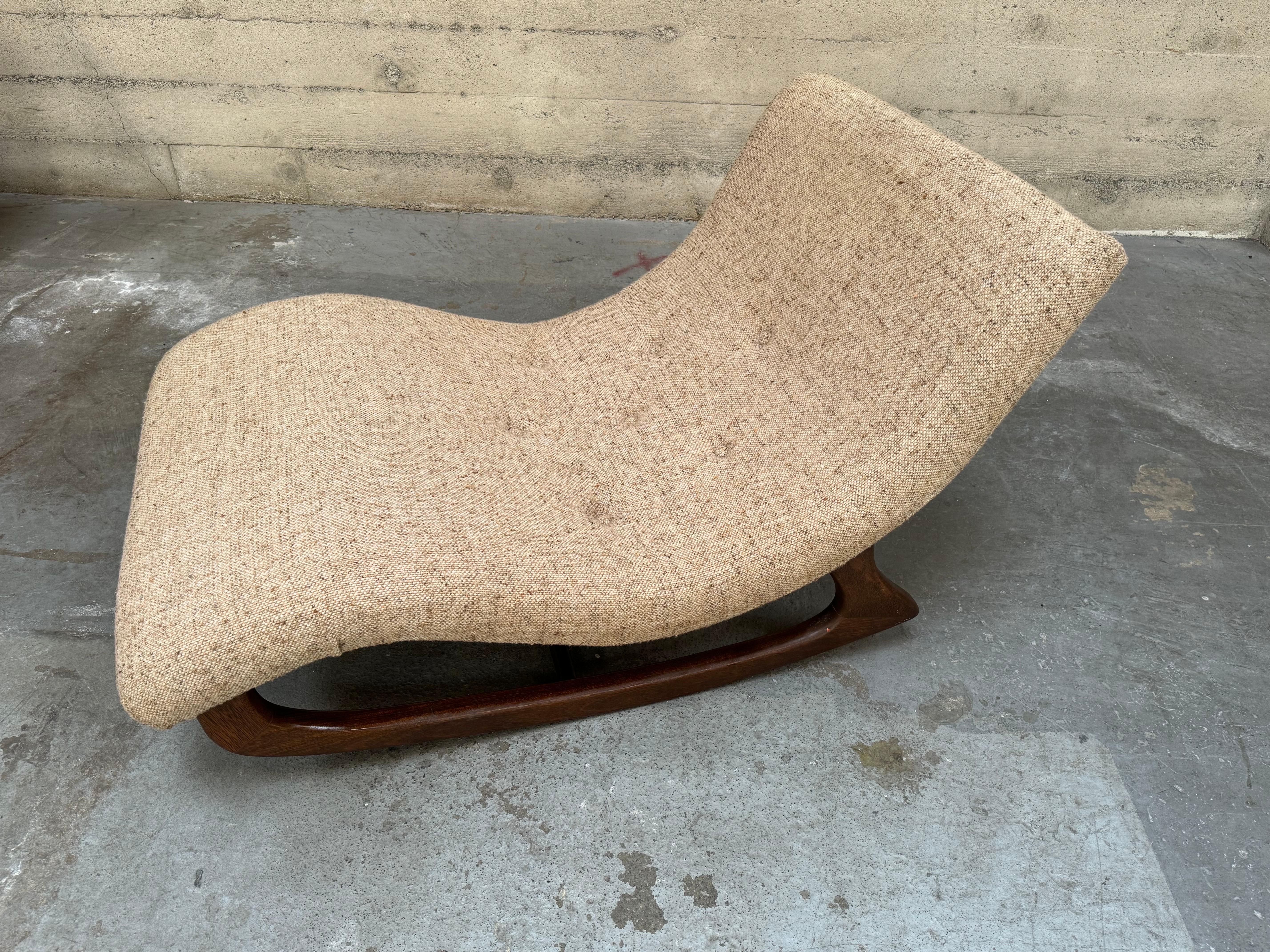 American Adrian Pearsall Rocking Wave Chaise Lounge #1