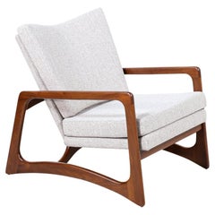 Adrian Pearsall Sculpted Walnut Lounge Chair for Craft Associates