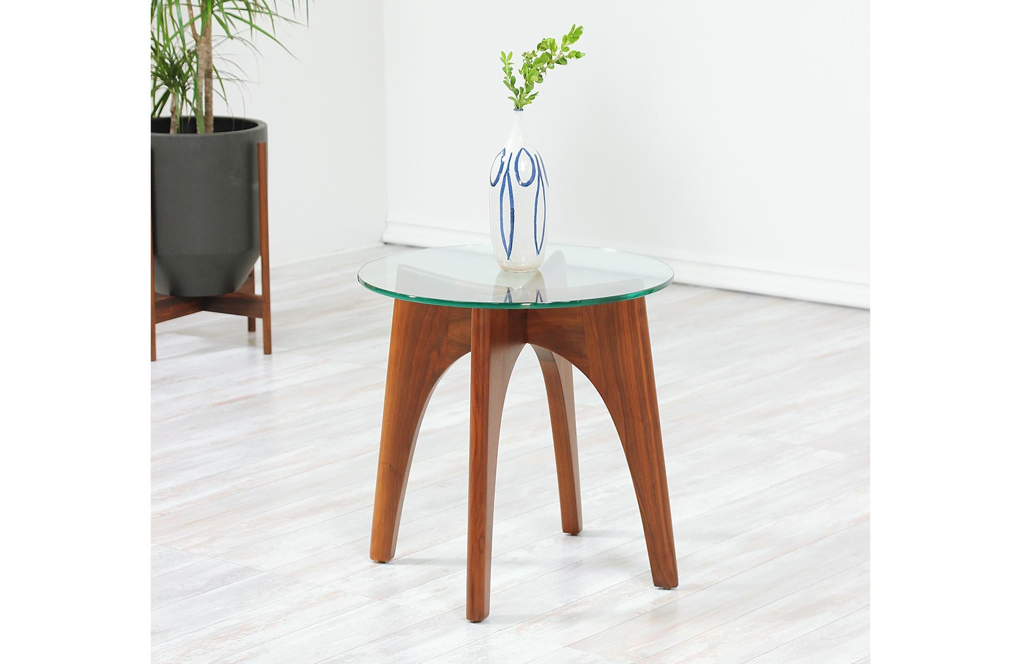 Mid-20th Century Adrian Pearsall Sculpted Walnut Side Tables for Craft Associates