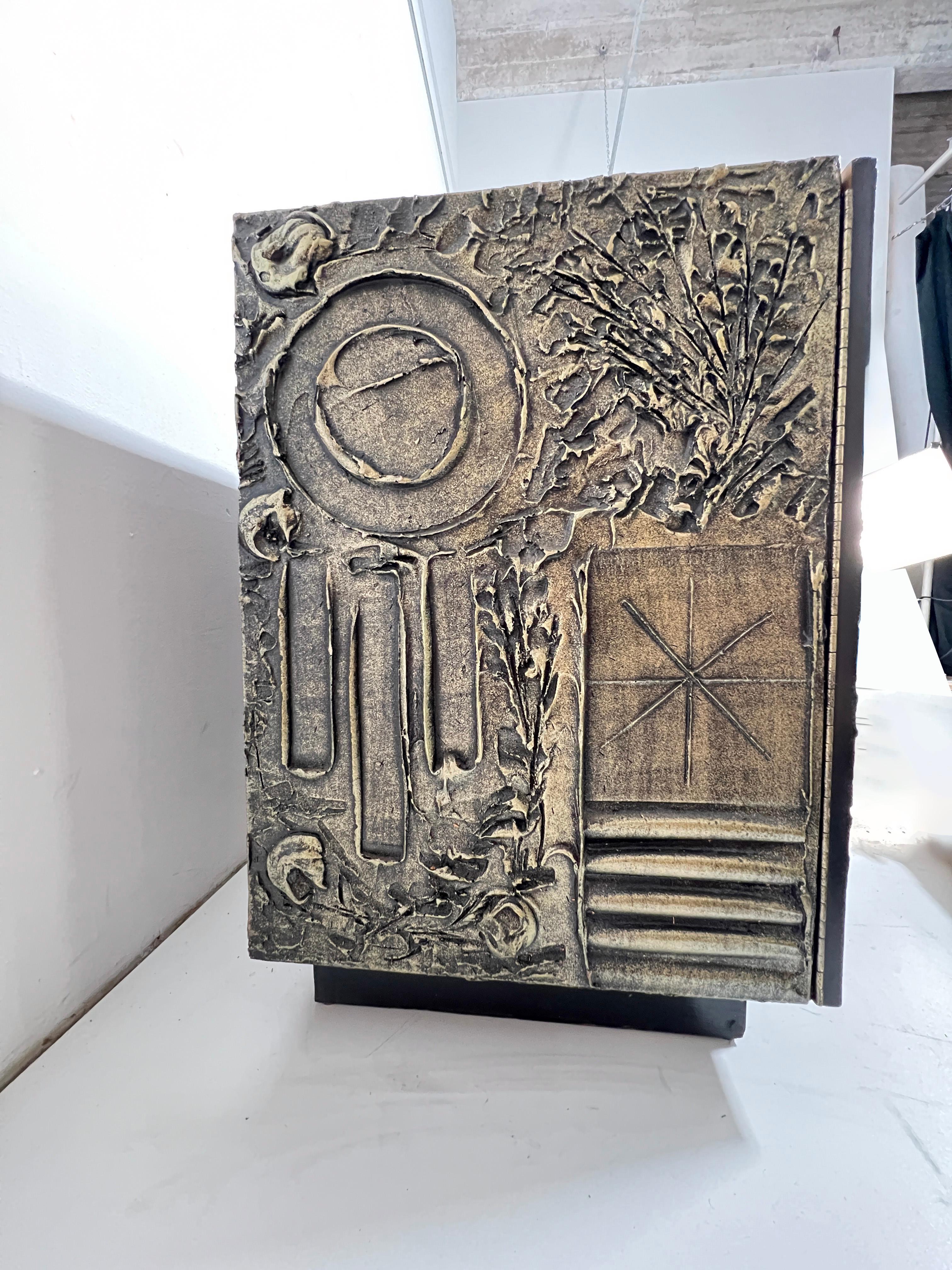 Adrian Pearsall “Sculptura” Brutalist Cabinet for Craft Associates Circa 1970s For Sale 4