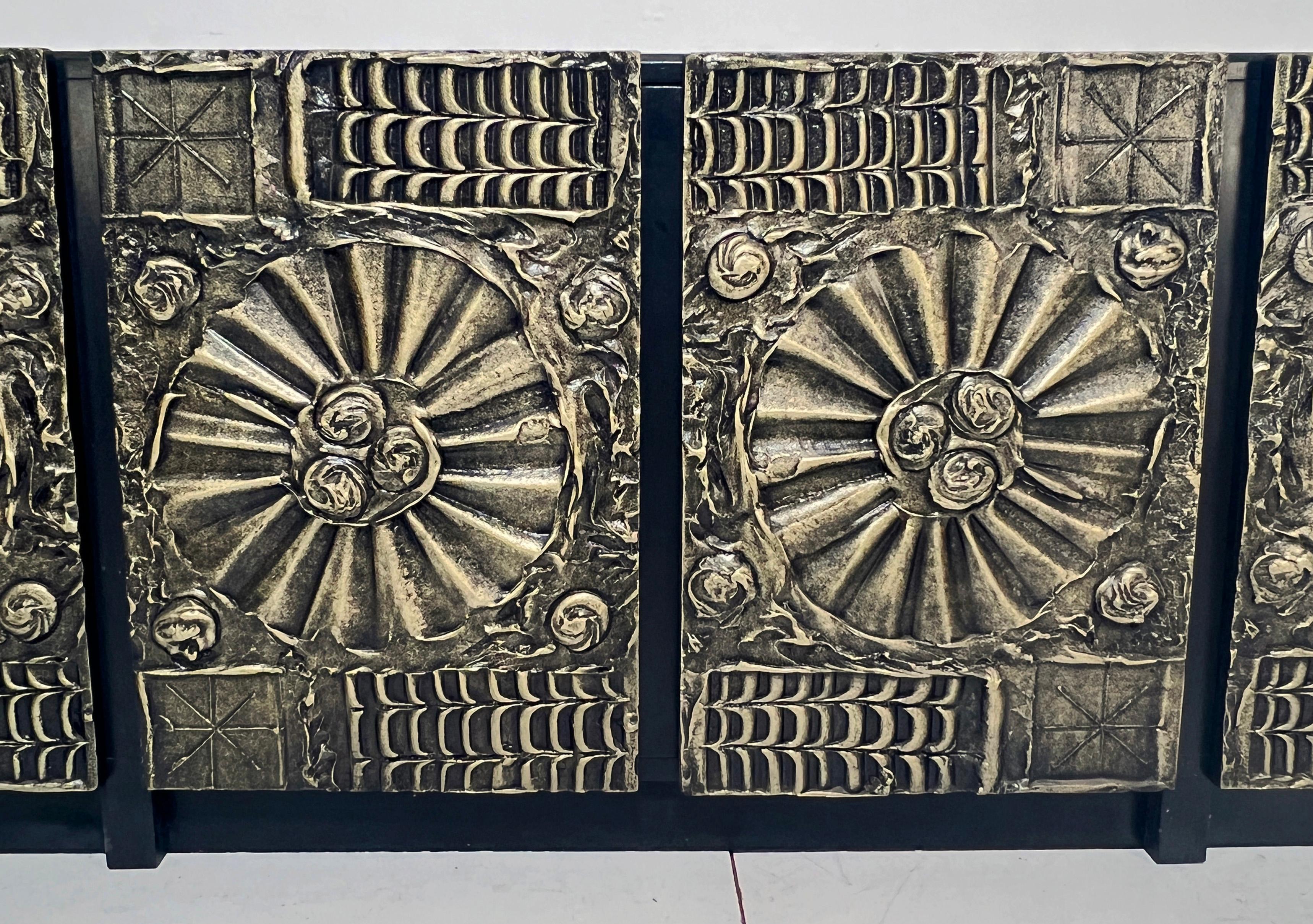 Mid-Century Modern Adrian Pearsall “Sculptura” Brutalist Cabinet for Craft Associates Circa 1970s For Sale