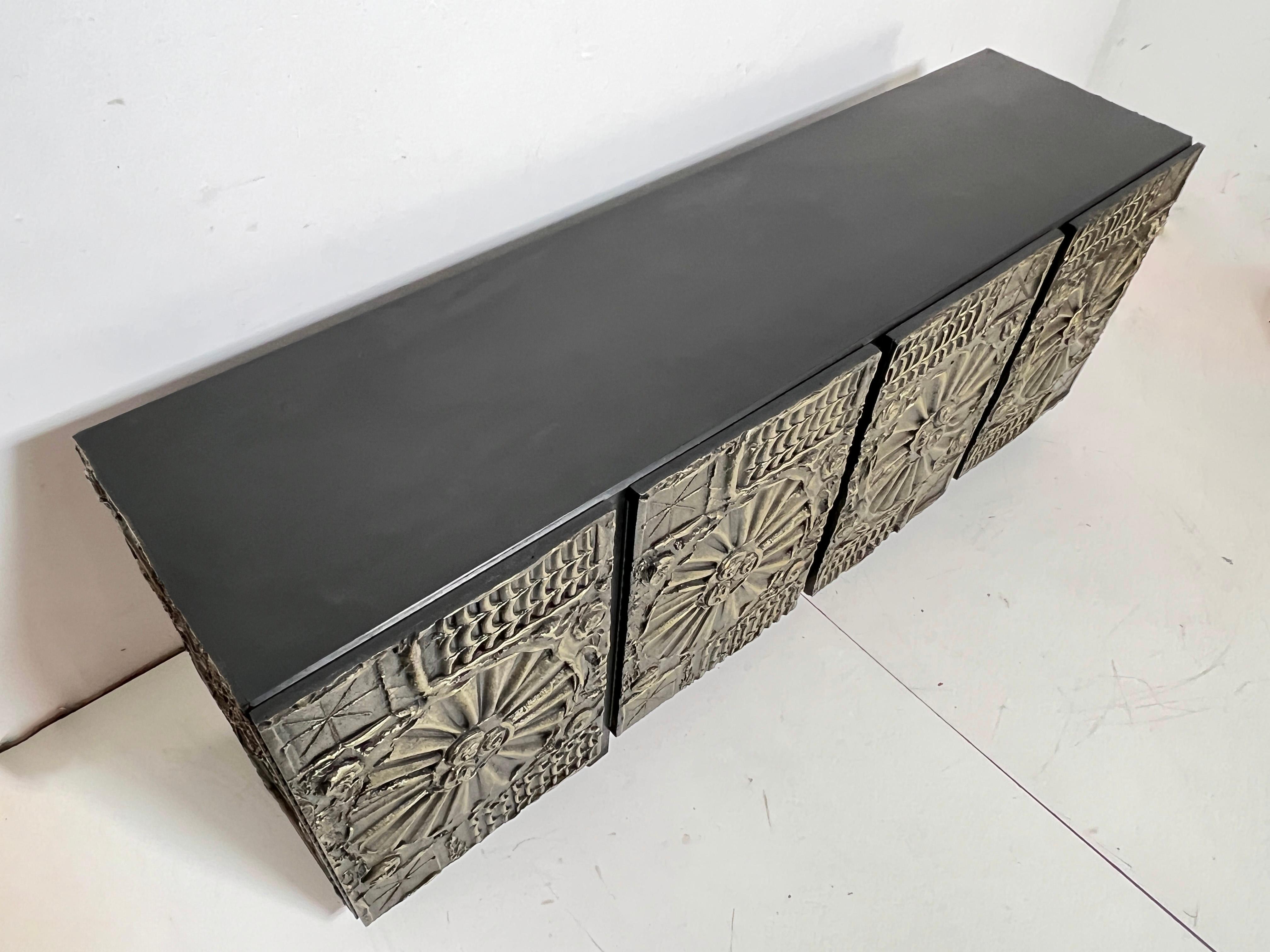 Late 20th Century Adrian Pearsall “Sculptura” Brutalist Cabinet for Craft Associates Circa 1970s For Sale