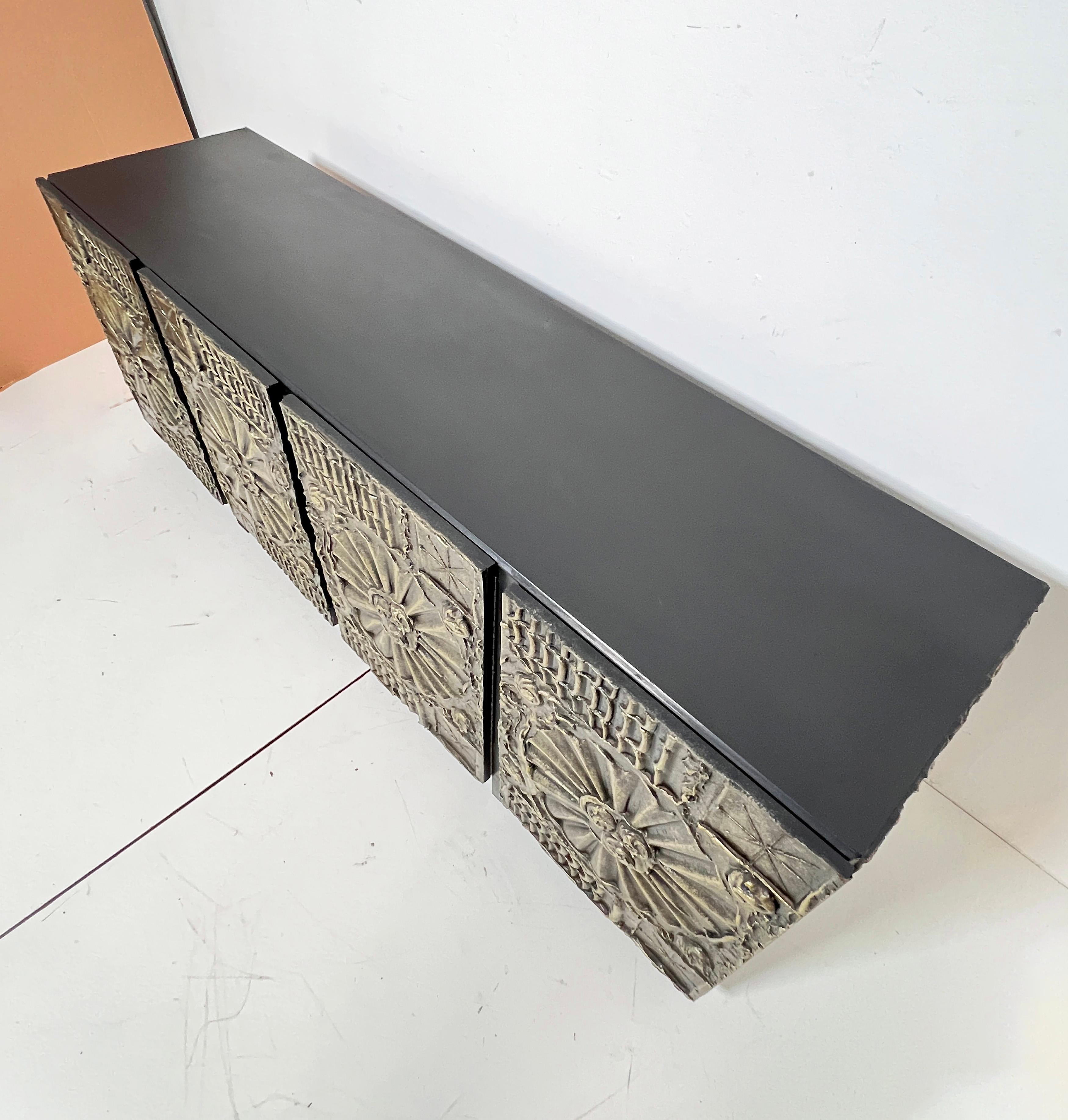 Resin Adrian Pearsall “Sculptura” Brutalist Cabinet for Craft Associates Circa 1970s For Sale