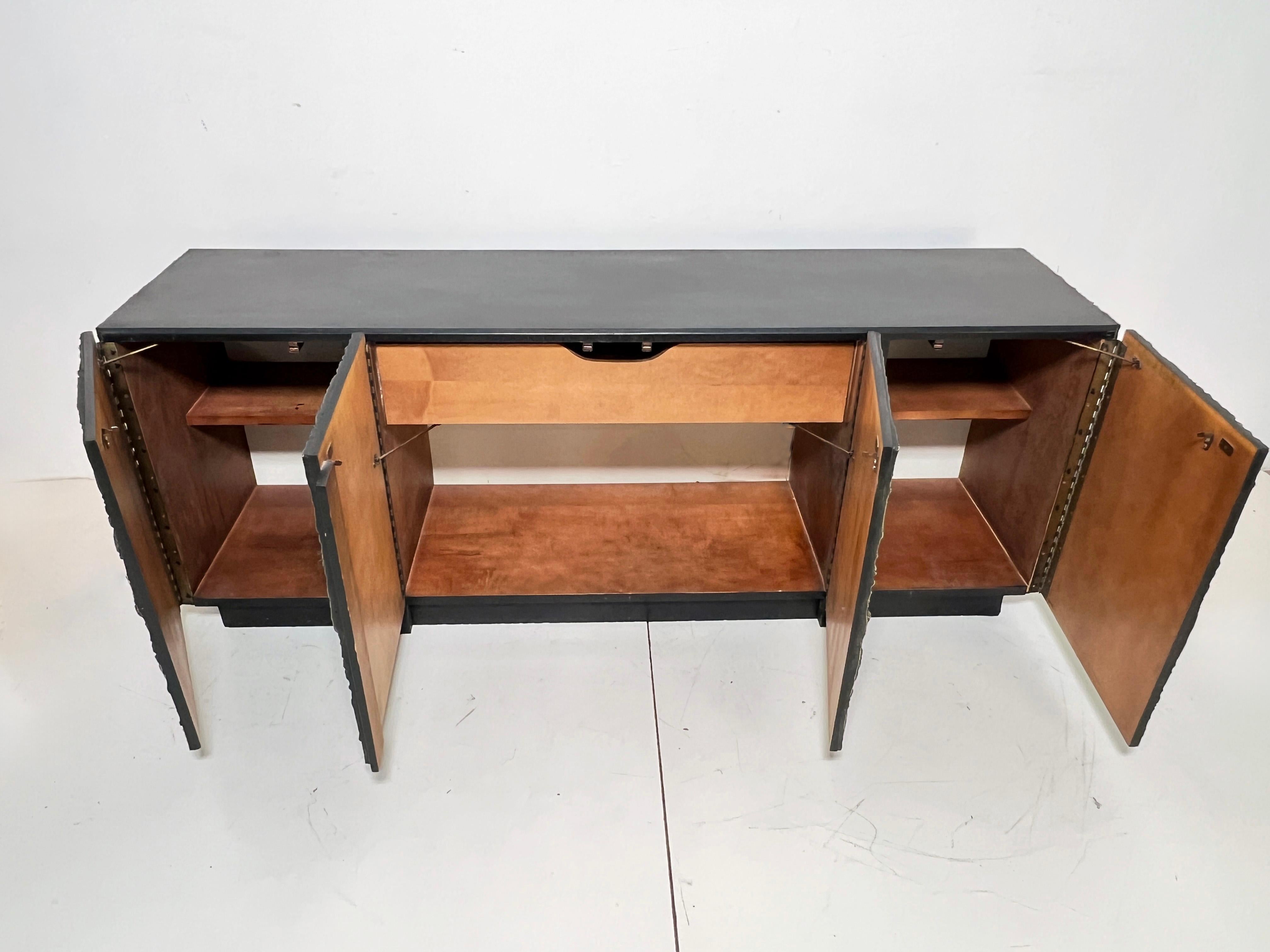 Adrian Pearsall “Sculptura” Brutalist Cabinet for Craft Associates Circa 1970s For Sale 1