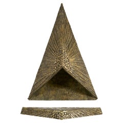 Adrian Pearsall, Skulptur eines künstlichen Kamins aus Harz, USA, um 1970