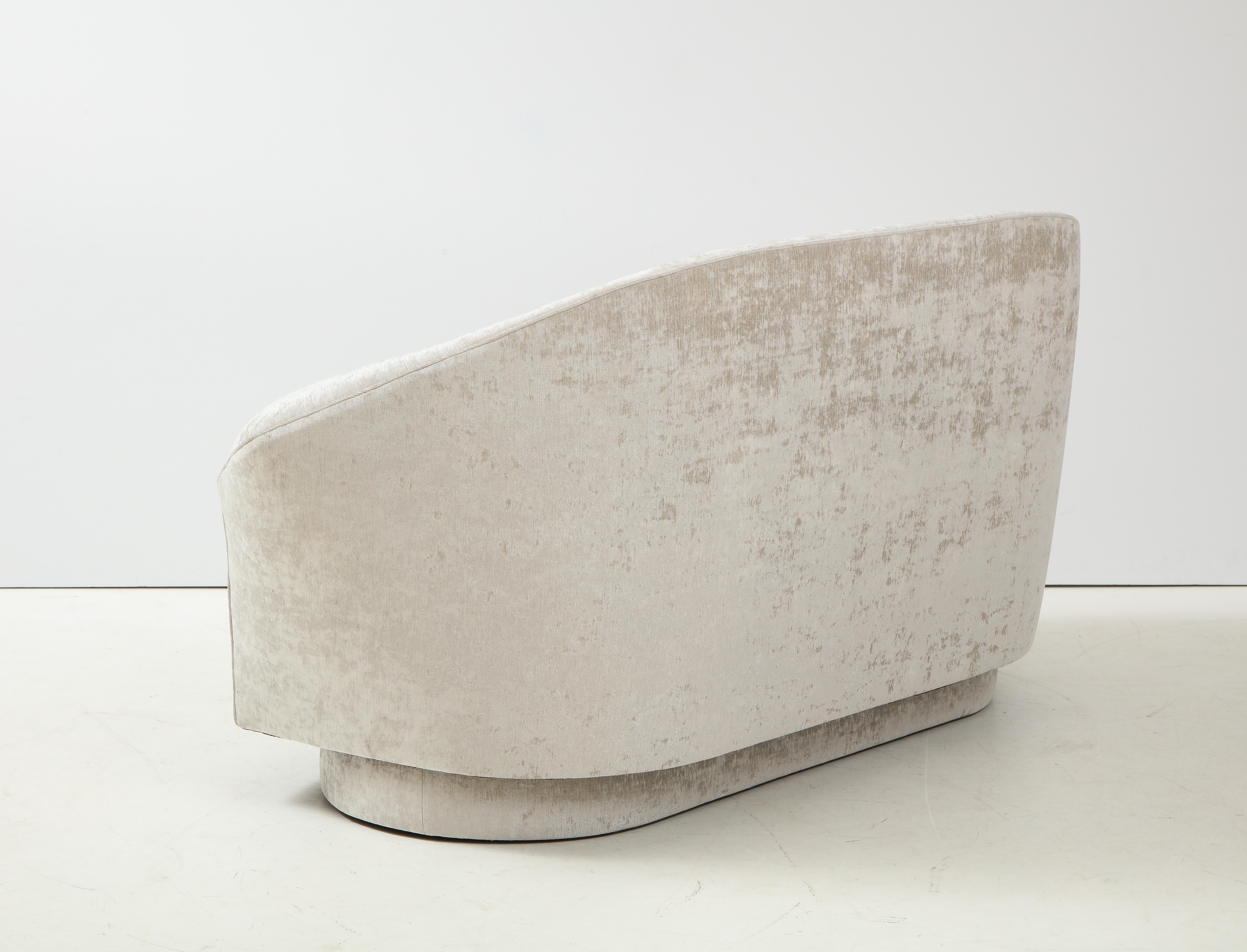 Late 20th Century Adrian Pearsall Sculptural Settee For Sale