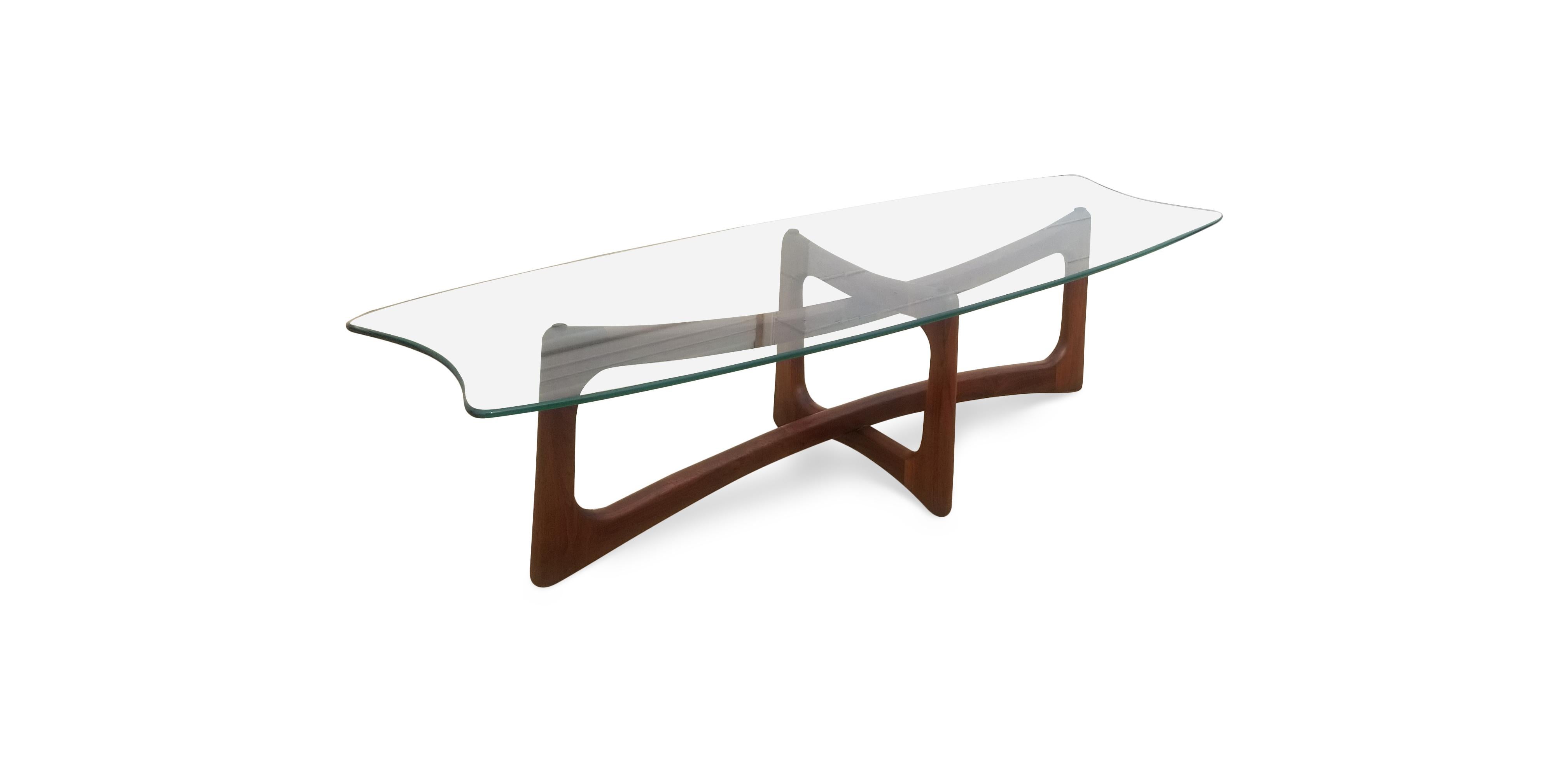 American Adrian Pearsall Sculptural Walnut Coffee Table