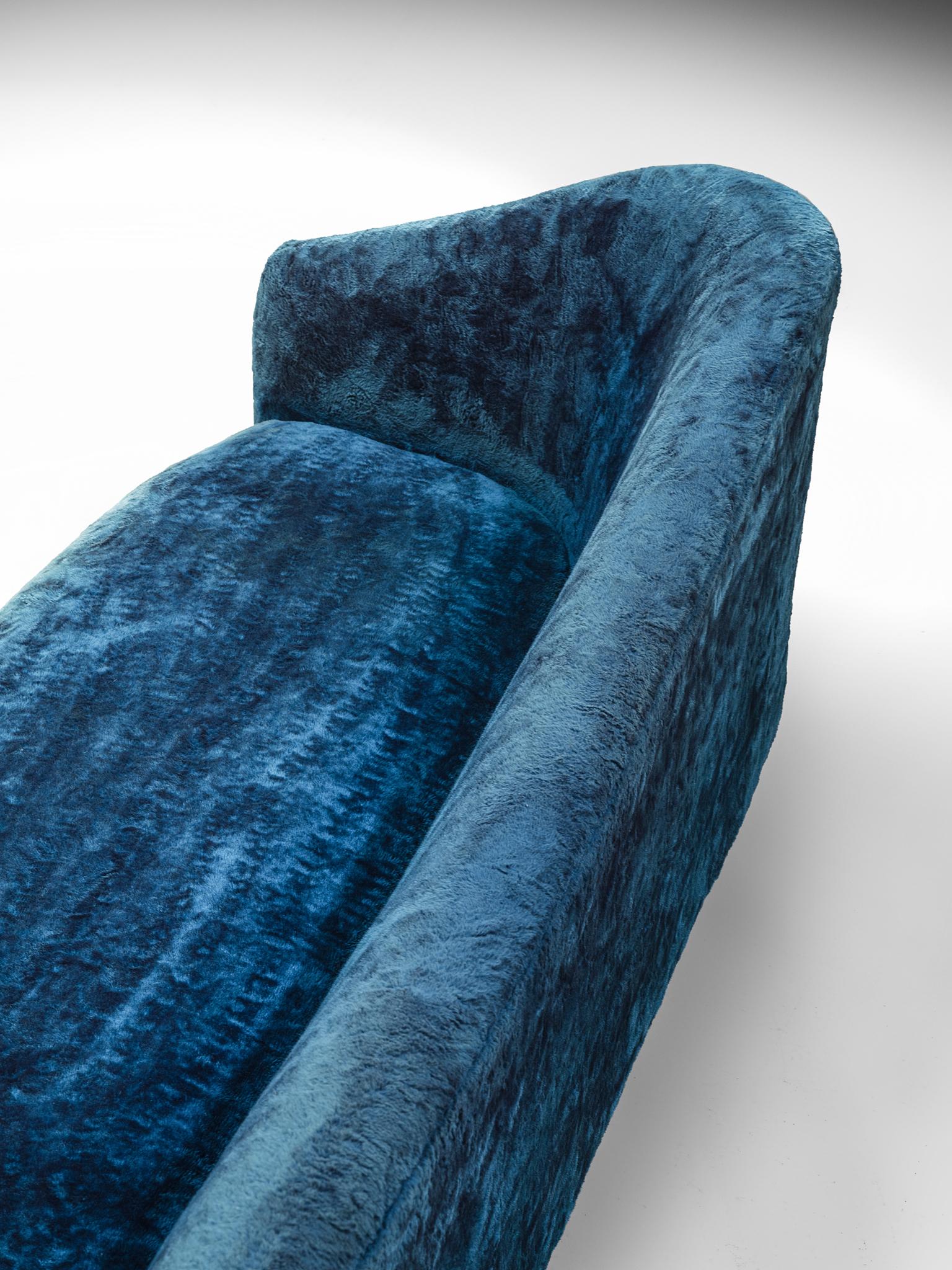 Fabric Adrian Pearsall Sea Blue 'Cloud' Sofa