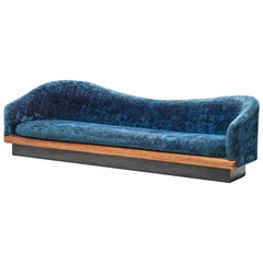 Adrian Pearsall Sea Blue 'Cloud' Sofa
