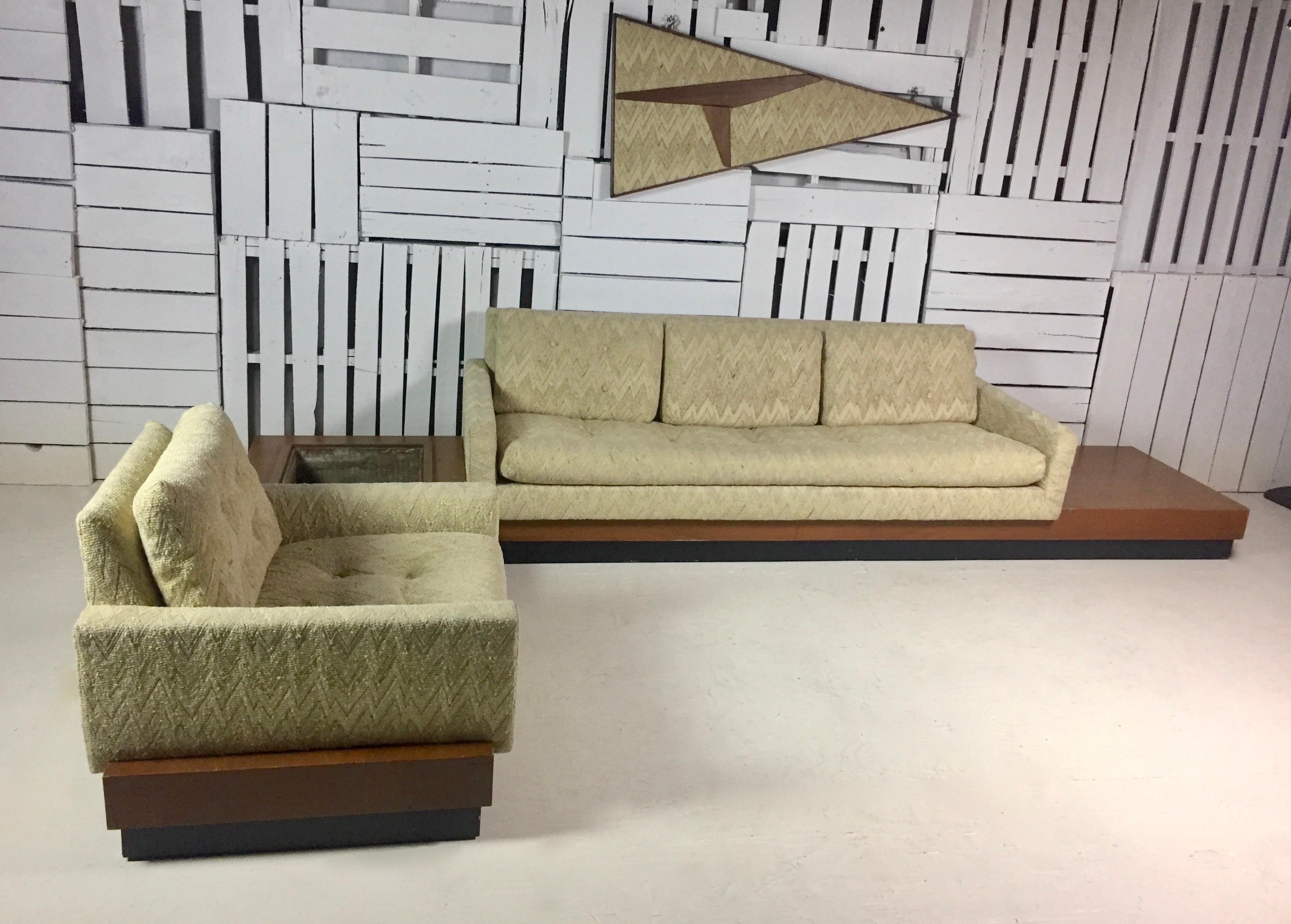 Mid-Century Modern Adrian Pearsall Sectional Sofa