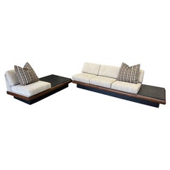 Adrian Pearsall Sectional Sofa with Slate Ends