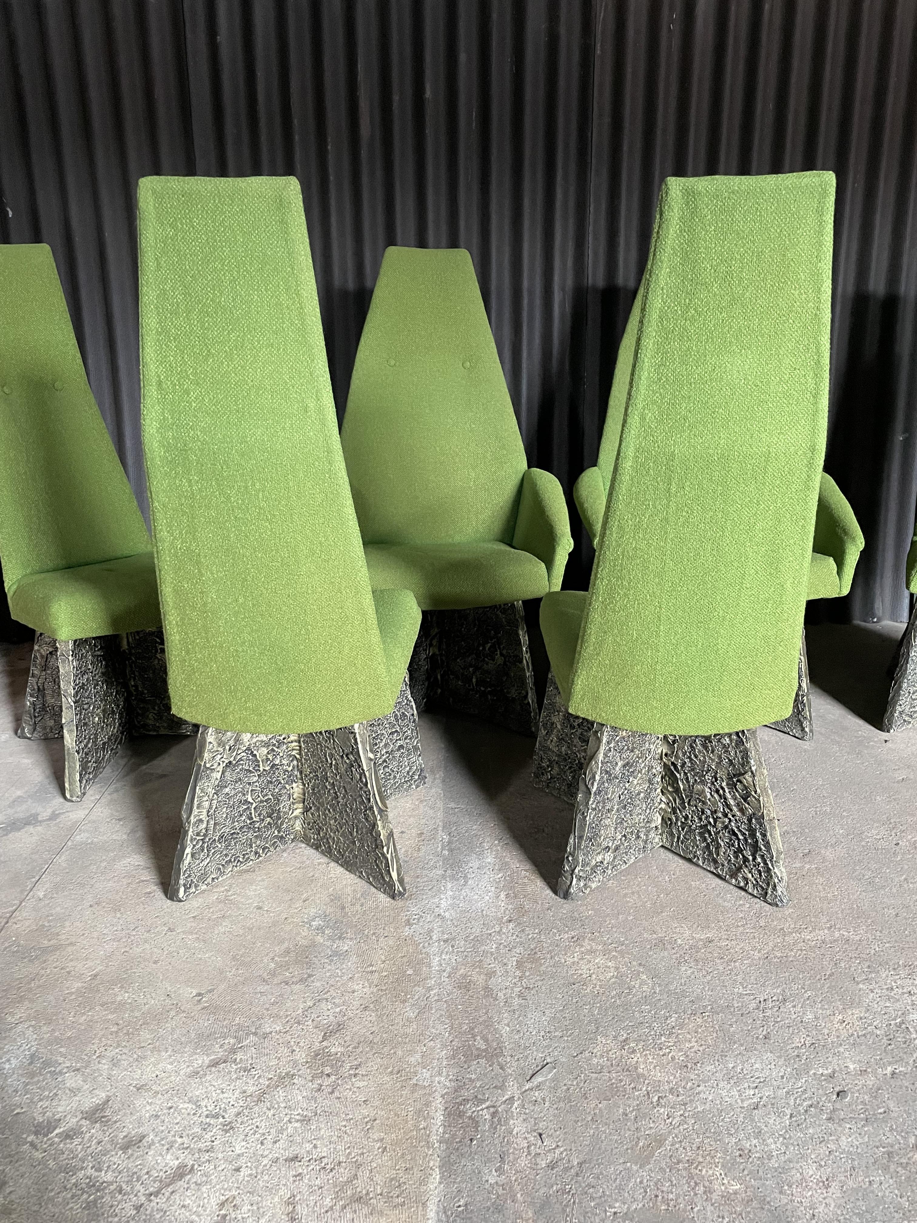 Resin Adrian Pearsall Set of 6 Brutalist Dining Chairs For Sale