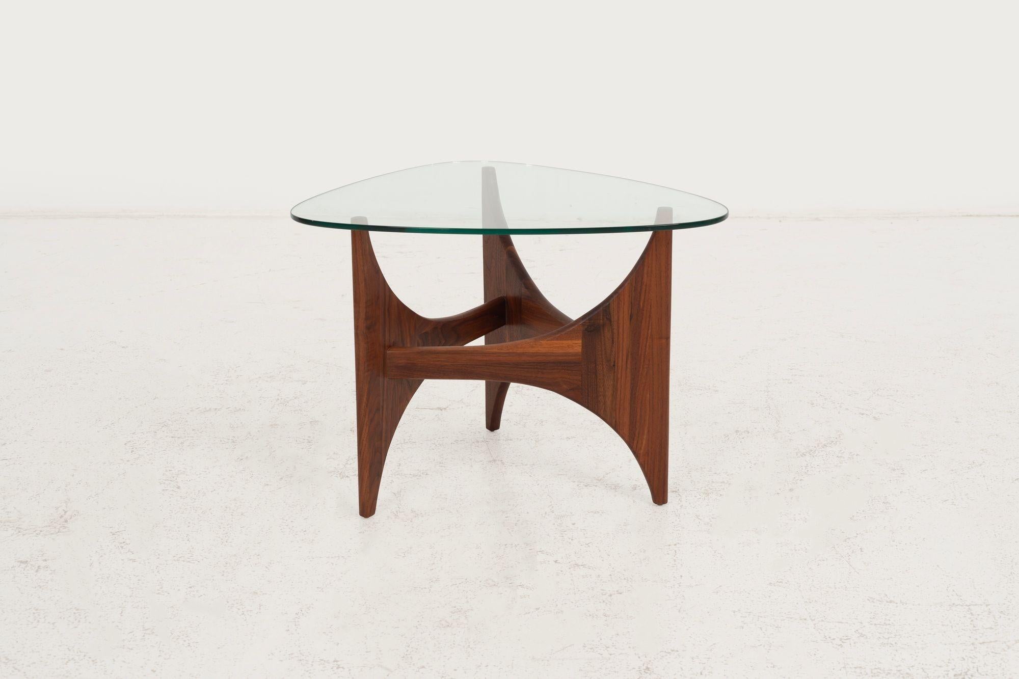 Mid-20th Century Adrian Pearsall Side Table for Craft Associates in Oiled Walnut 1965
