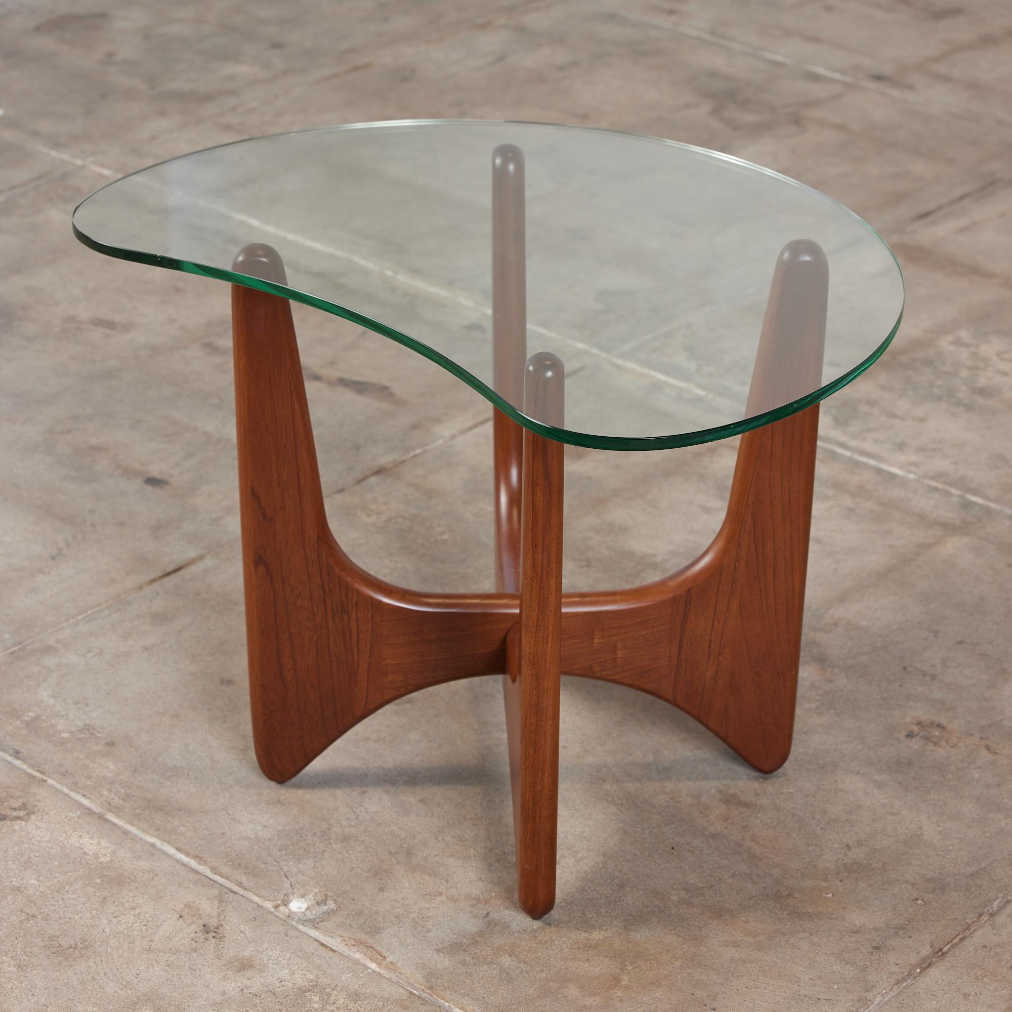 Glass Adrian Pearsall Side Table