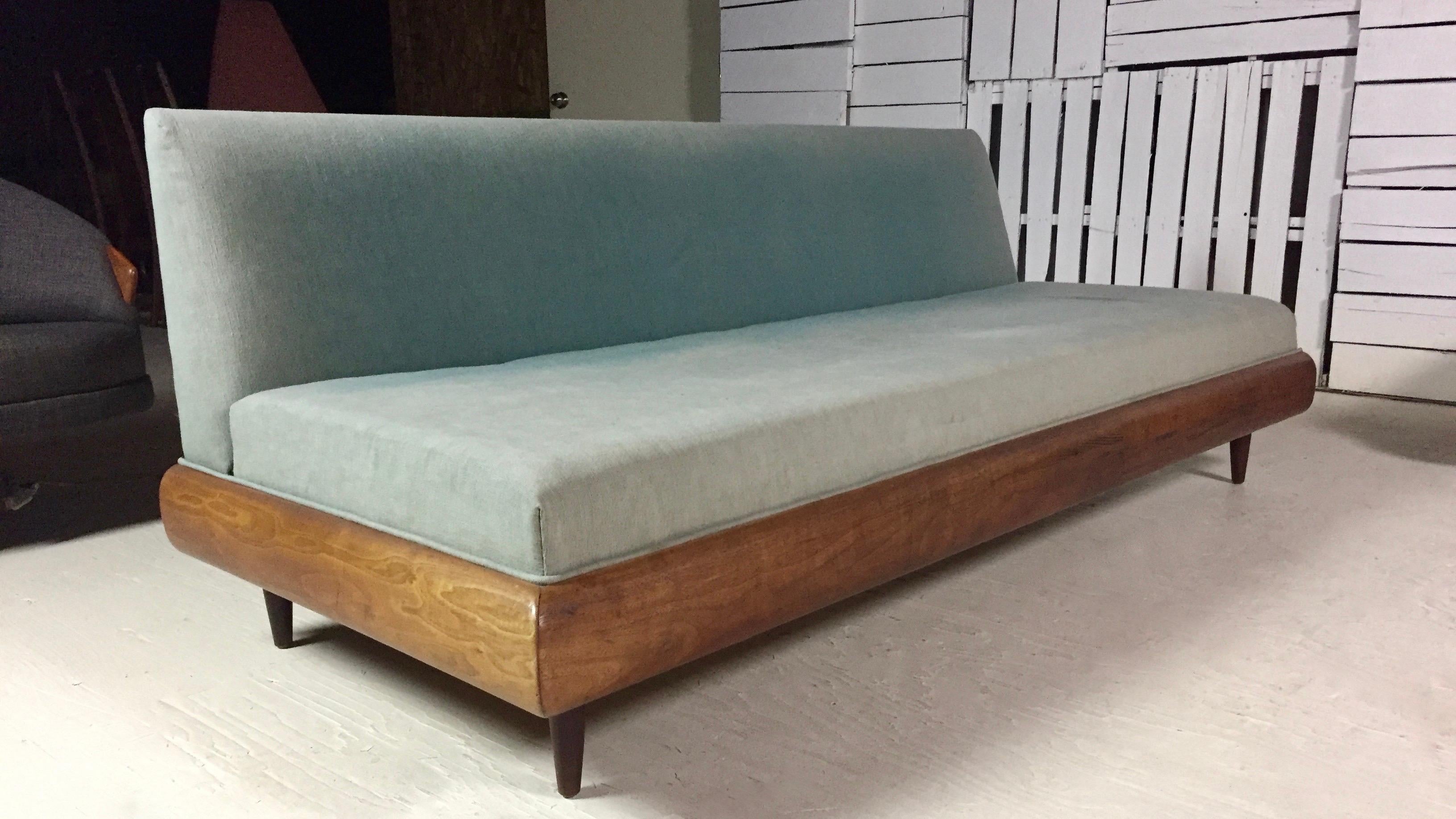 Adrian Pearsall Signiertes Craft Associates 2-teiliges Sofa 2069-LR (Mitte des 20. Jahrhunderts) im Angebot