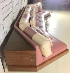 Adrian Pearsall Signed Craft Associates Double Angled Sofa on Castors 2200-s