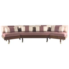 Adrian Pearsall Signed Craft Associates Double Angled Sofa on Castors 2200-s