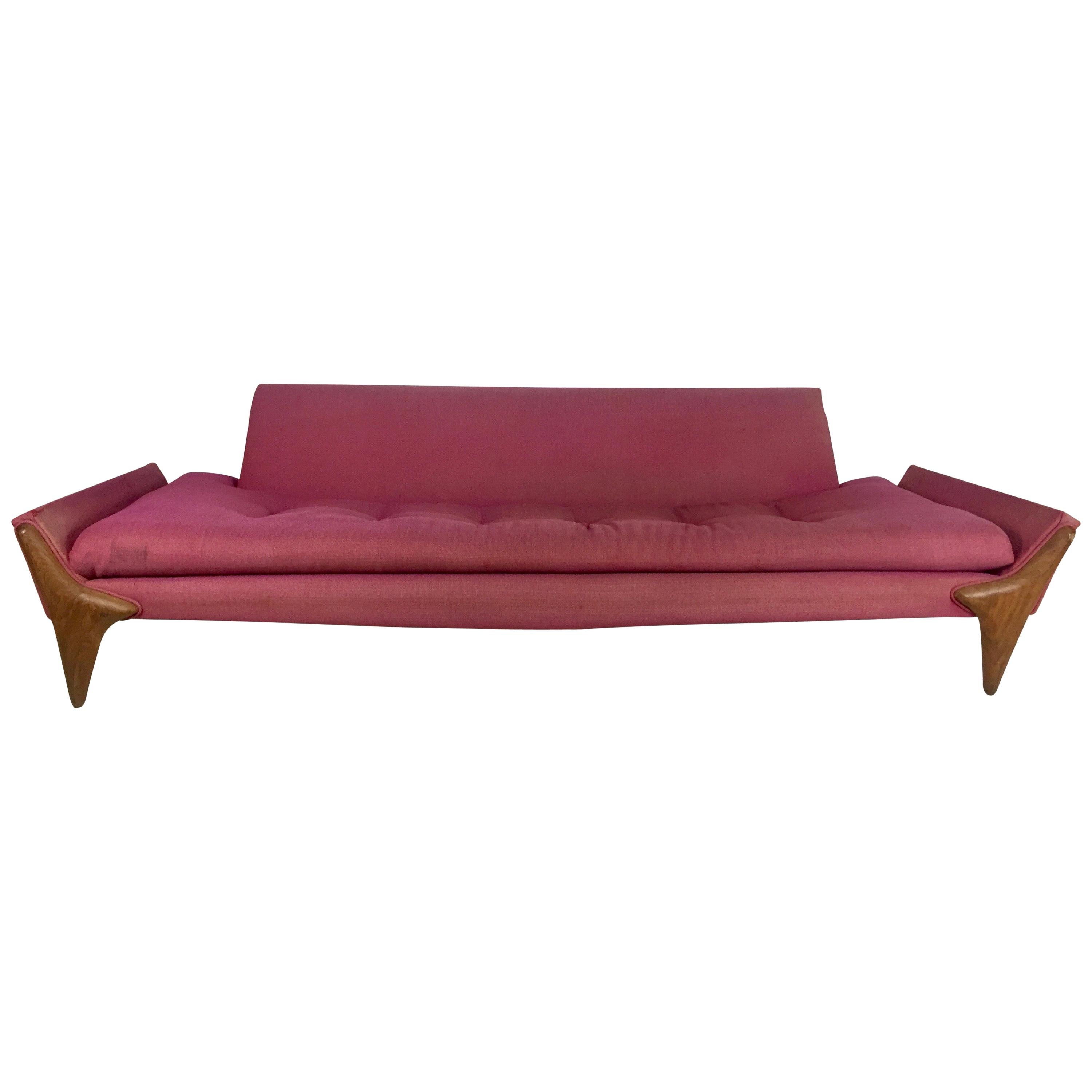 Adrian Pearsall Signed Craft Associates Mid-Century Modern Sofa