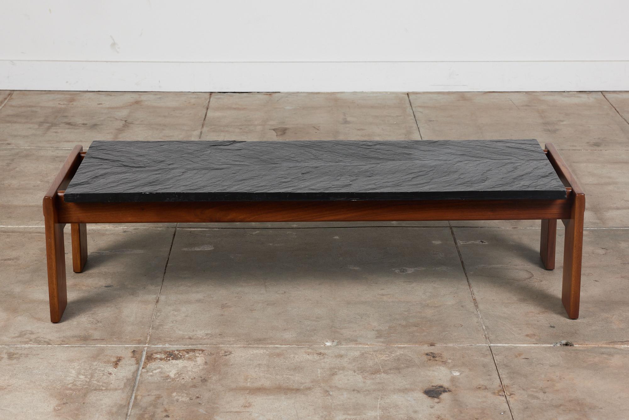 Mid-20th Century Adrian Pearsall Slate Top Coffee Table